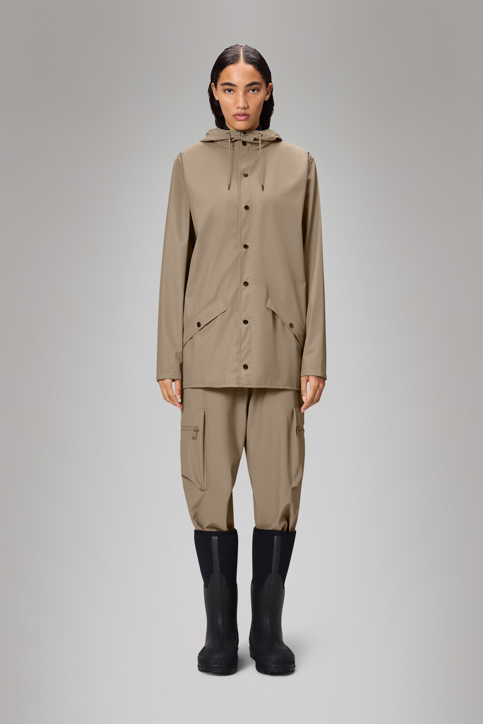 RAINS Jacket Beige Jacket