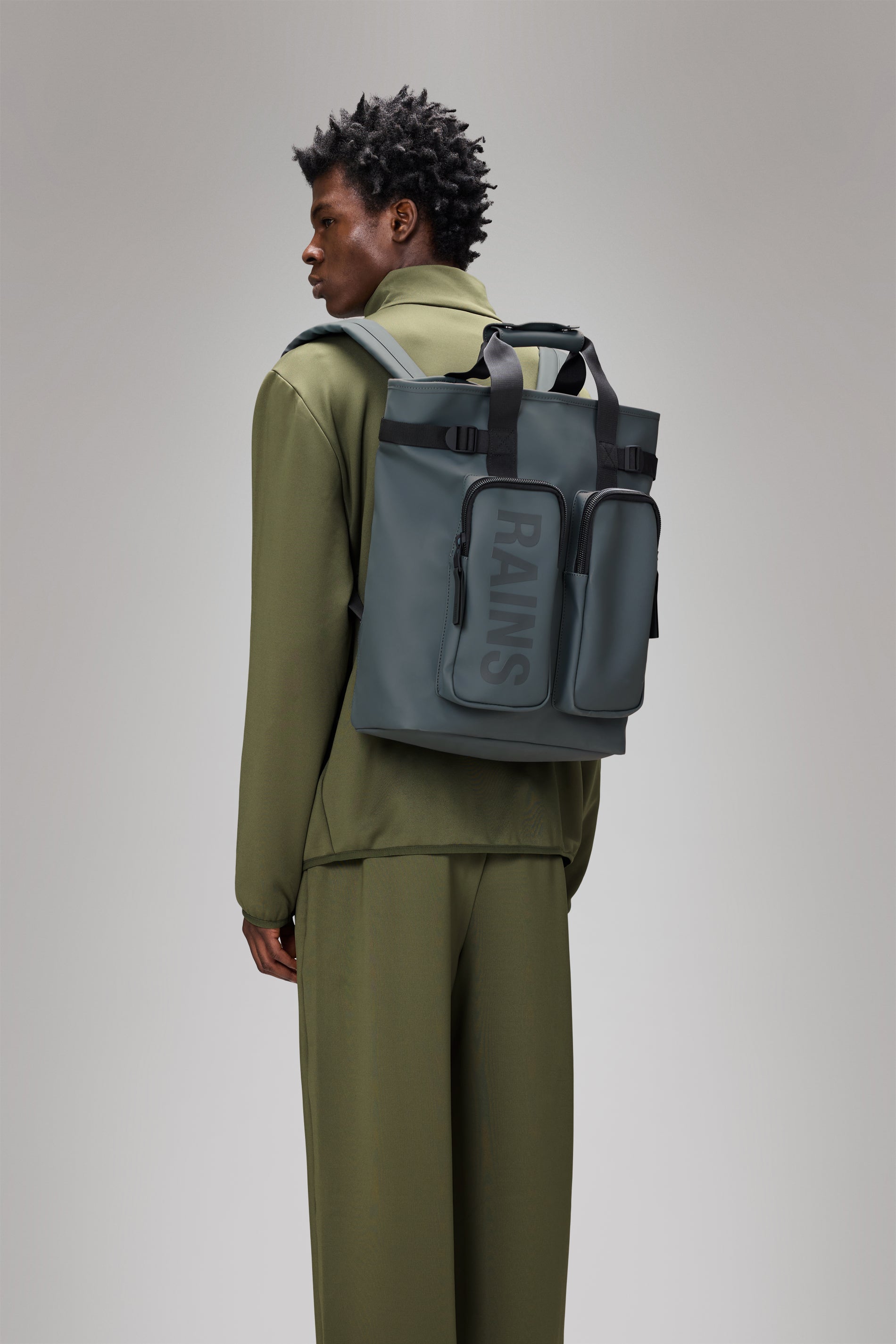 RAINS Texel Tote Backpack Lagoon Backpack