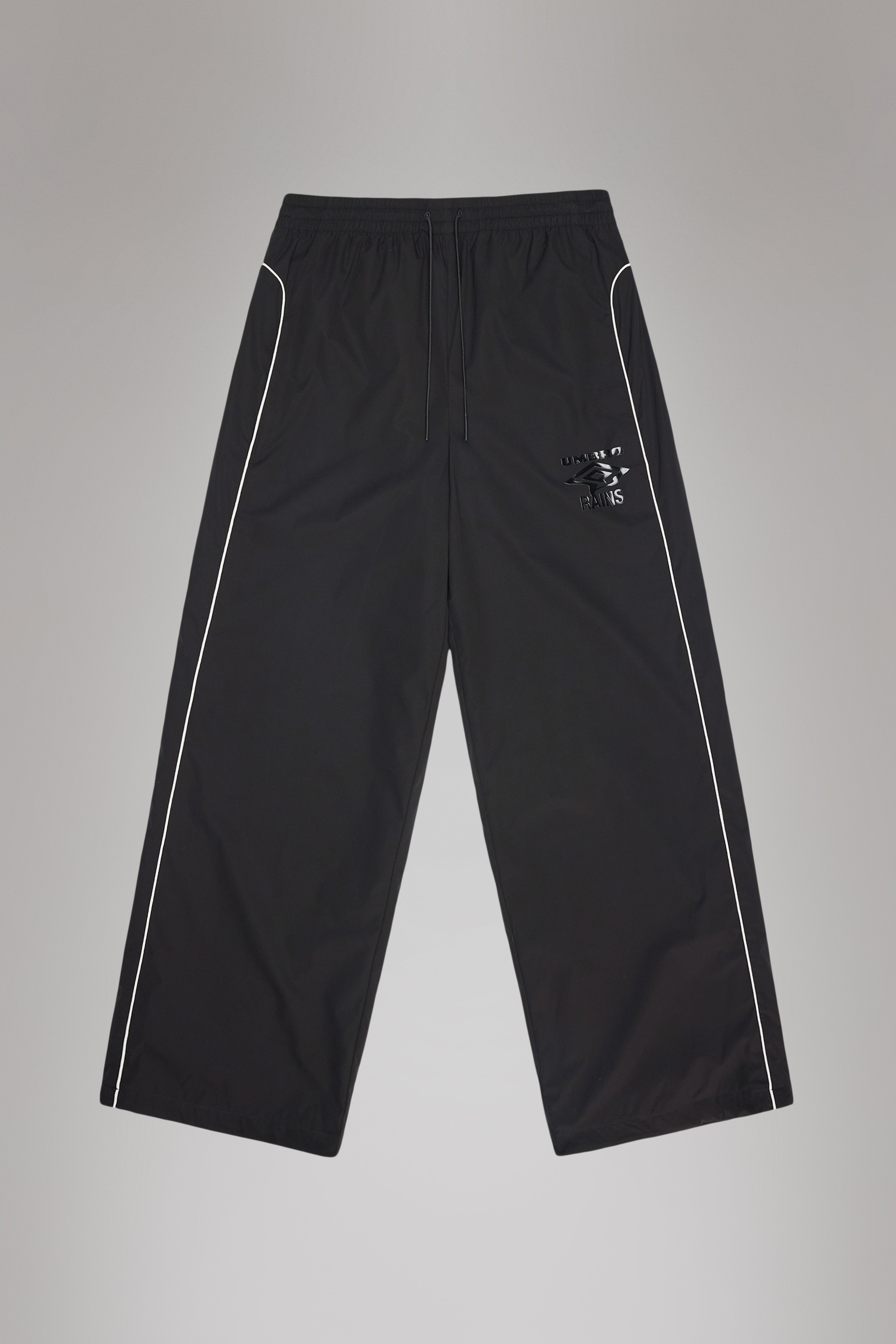 RAINS Rains x Umbro Drill Pants Wide Black Pants