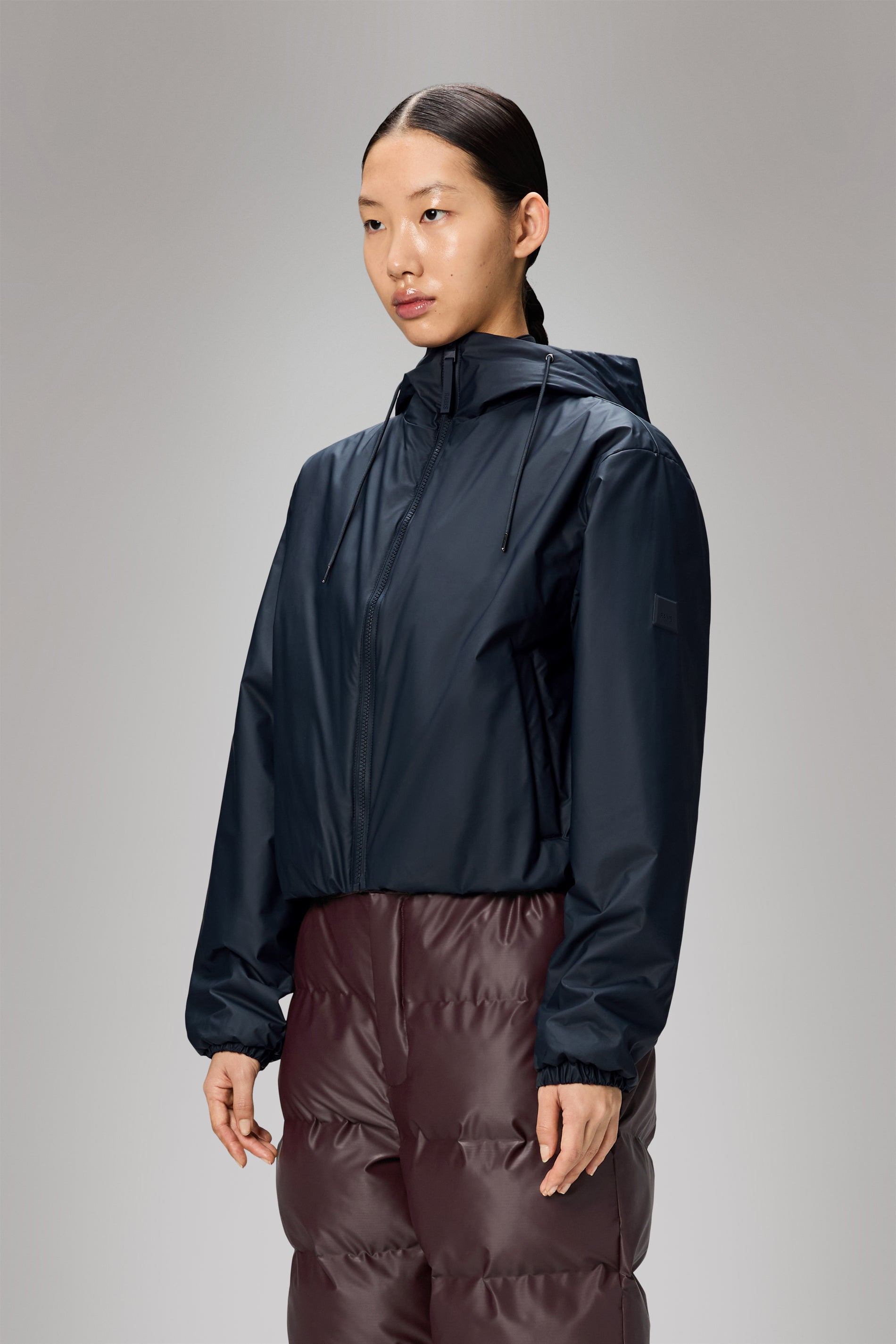 Rains Lohja Short Insulated Jacket Navy Jacket