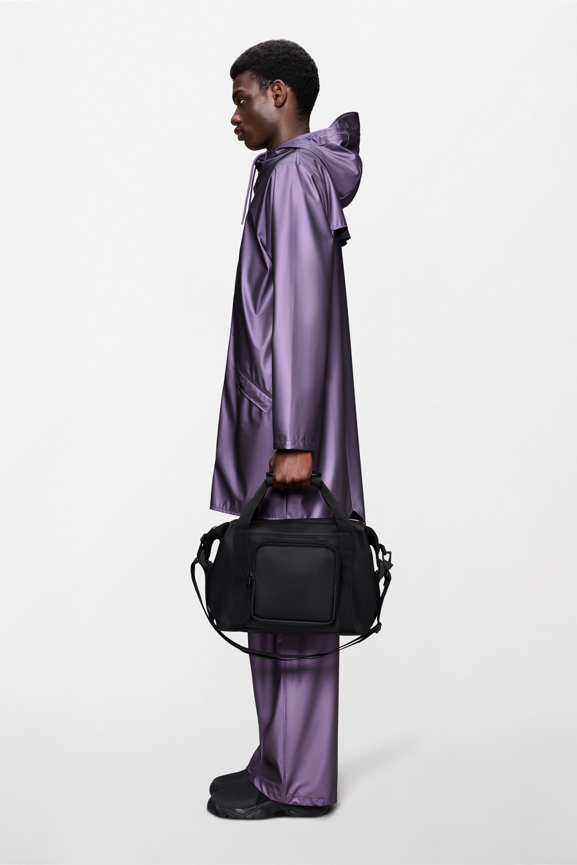 RAINS Texel Kit Bag Black 36L H32 x D16 x W34 cm Weekender