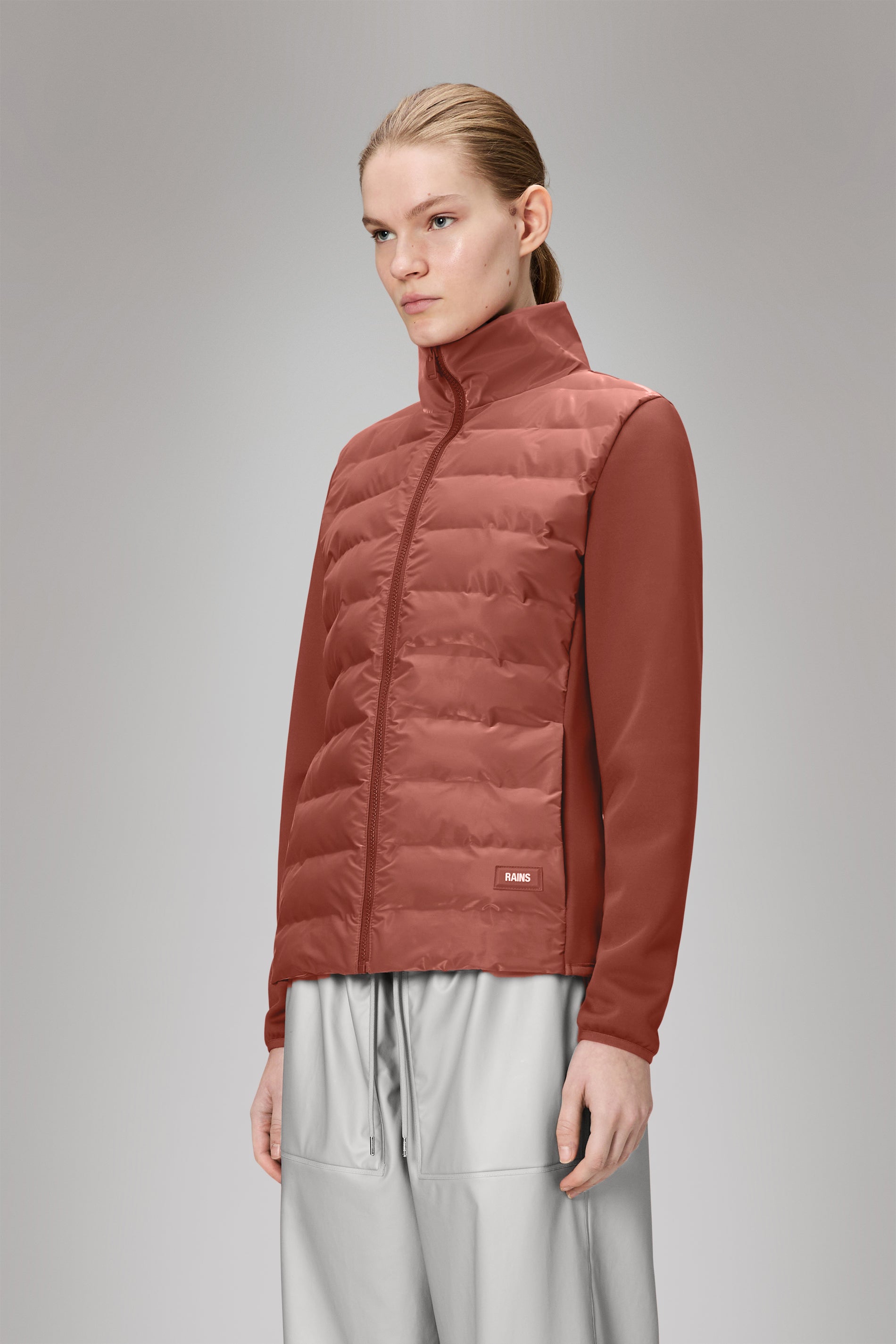 RAINS Safi Fleece Hybrid Curve Jacket Honor Jacket