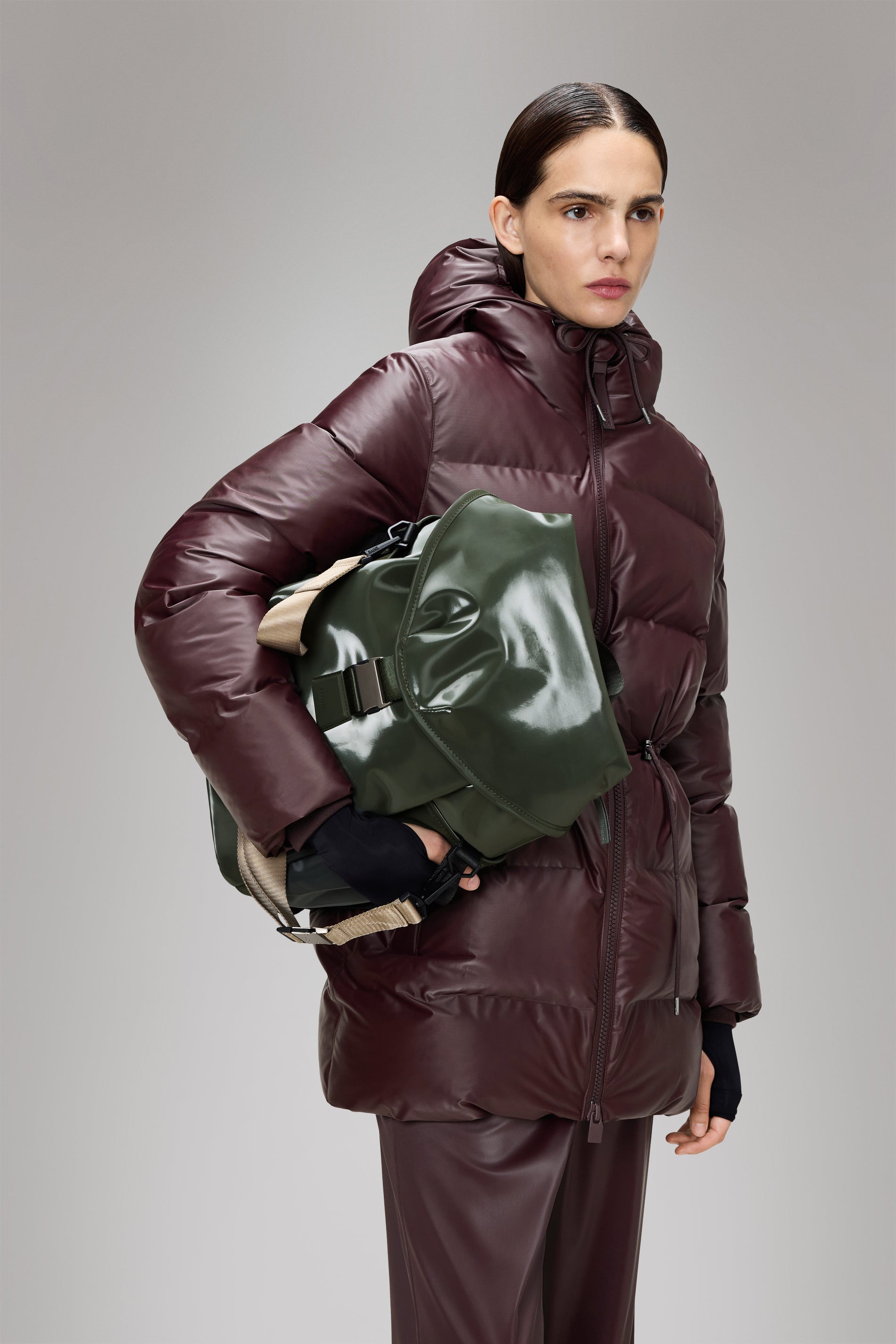 RAINS Valera Bucket Backpack Swamp Backpack