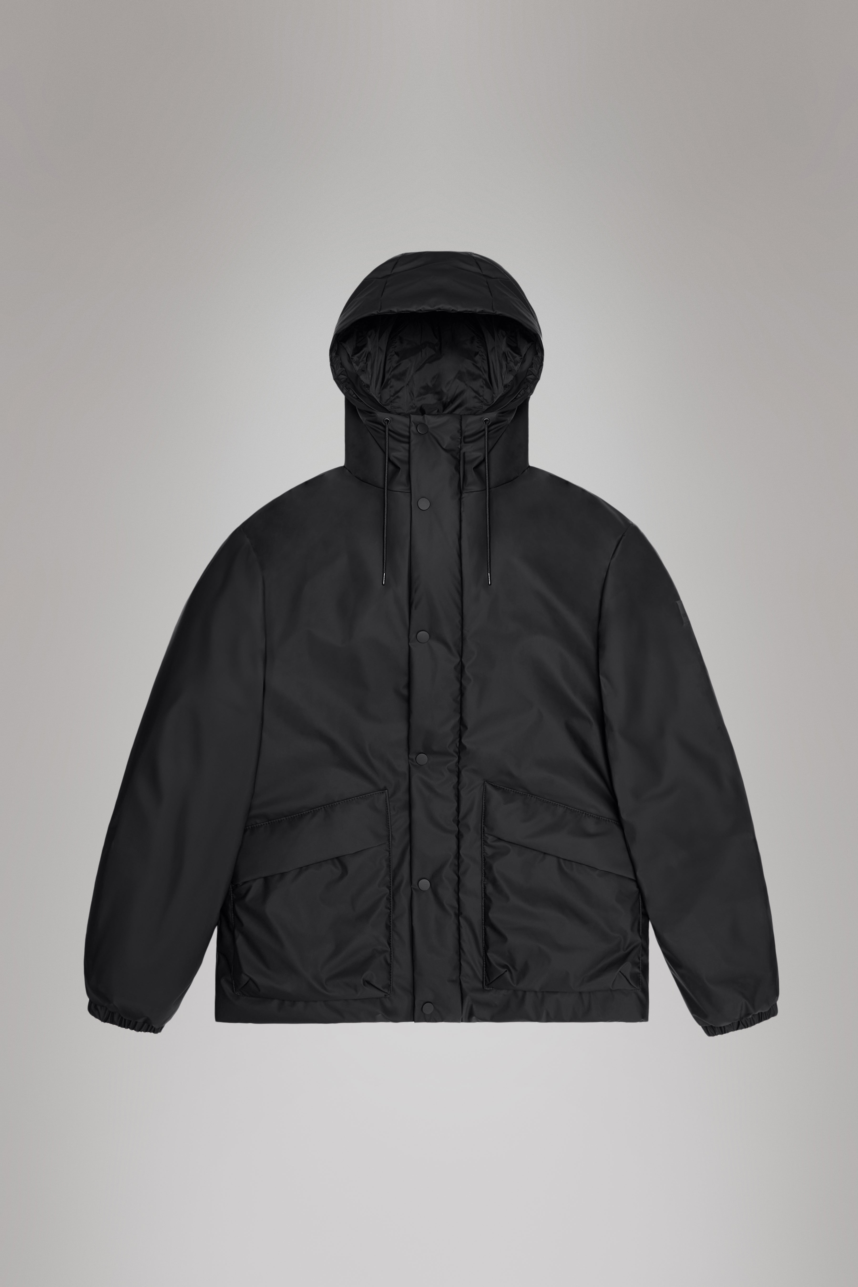 RAINS Lohja Insulated Cargo Jacket Black Jacket