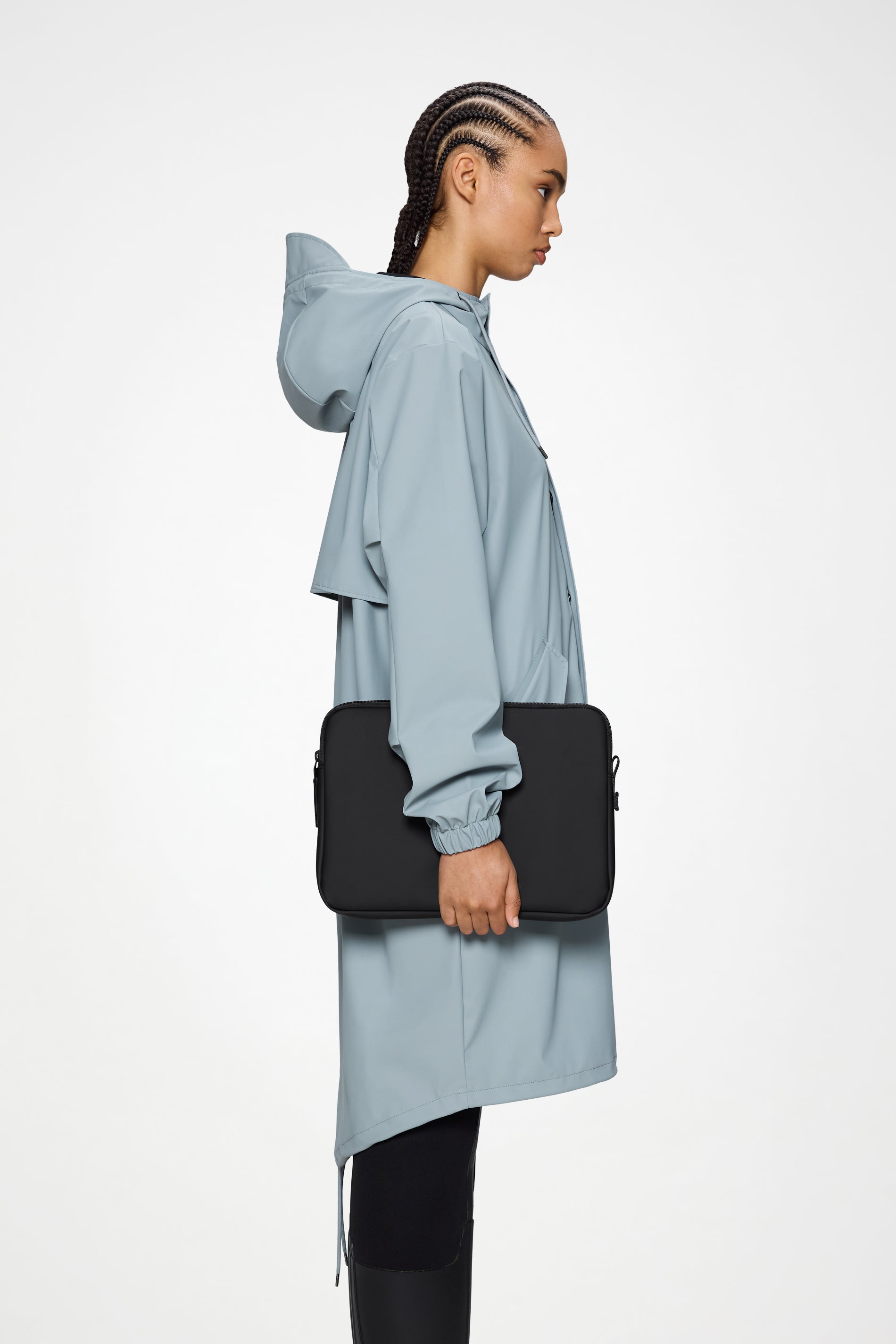 RAINS Trail Laptop Case 13″/14″ Black 2.20L H25 x D2.50 x W35 cm Laptop Case