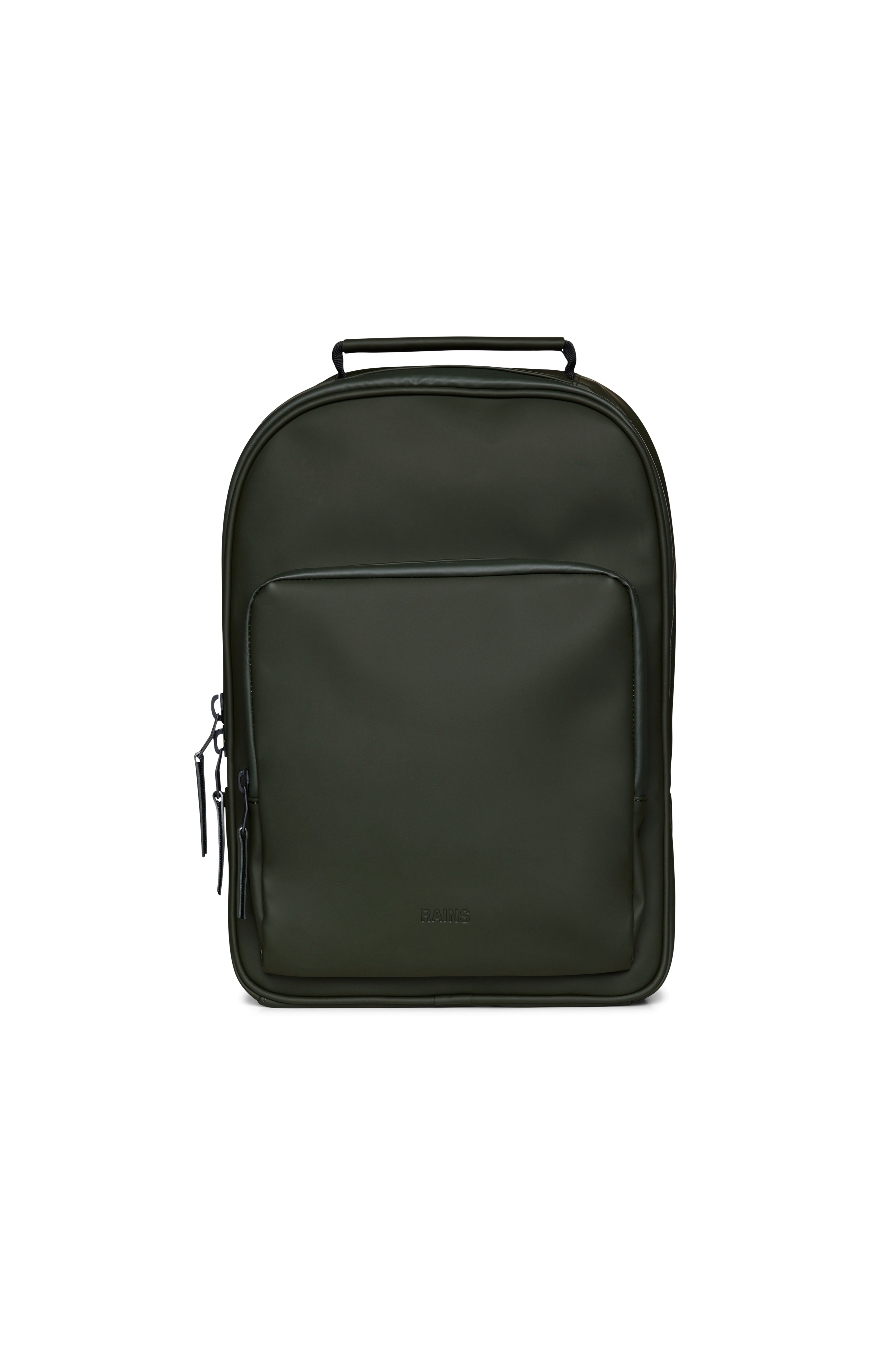 RAINS Book Daypack Green Backpack