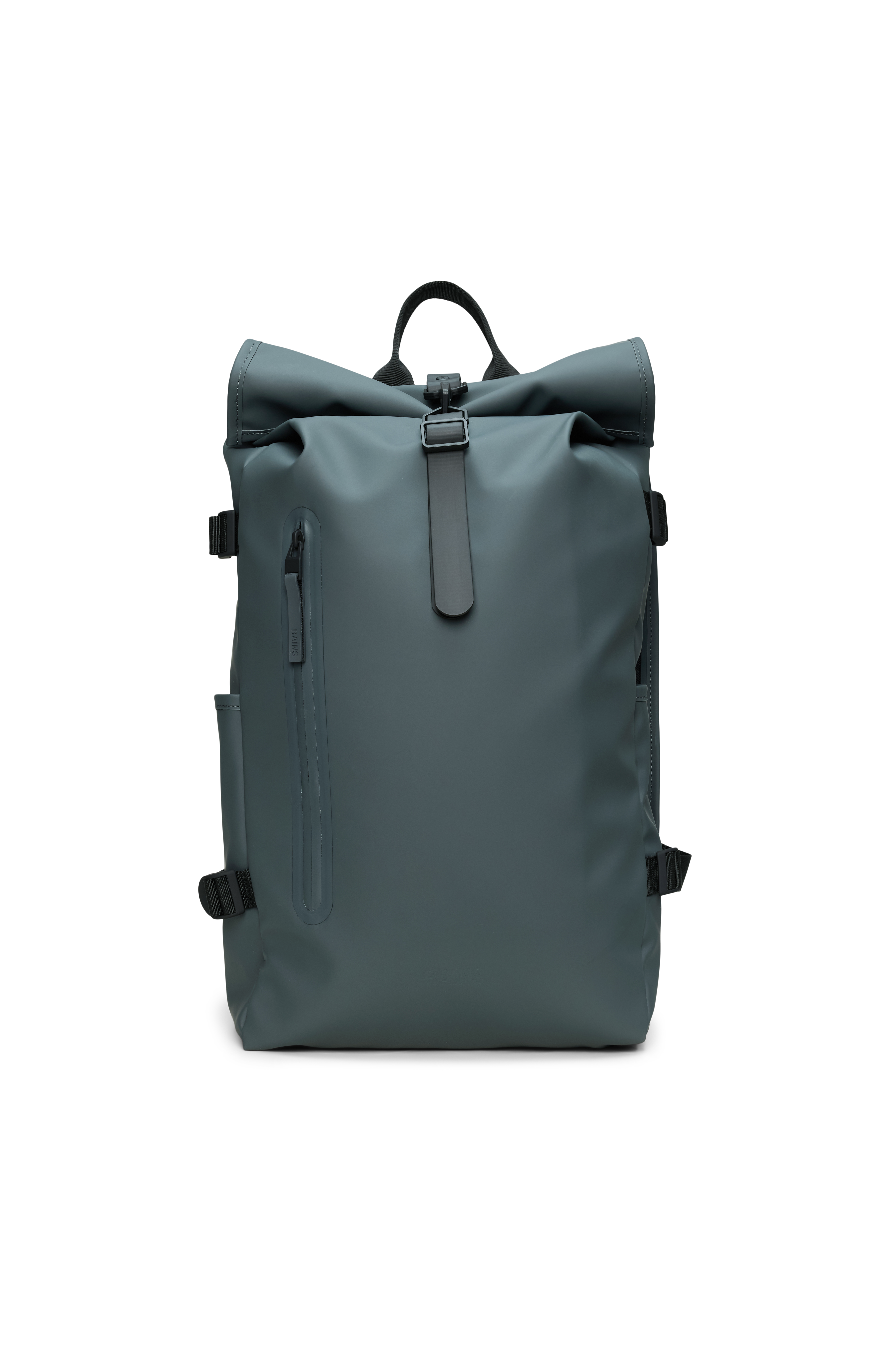 RAINS Rolltop Rucksack Large Dark Grey 23L H63 x D14 x W32 cm Backpack