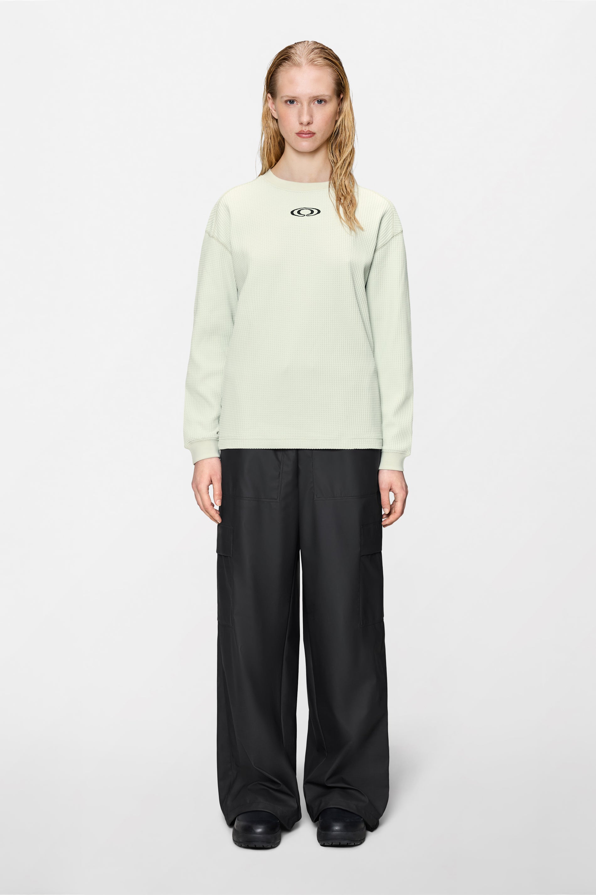 Waffle Long Sleeve T-shirt Splash