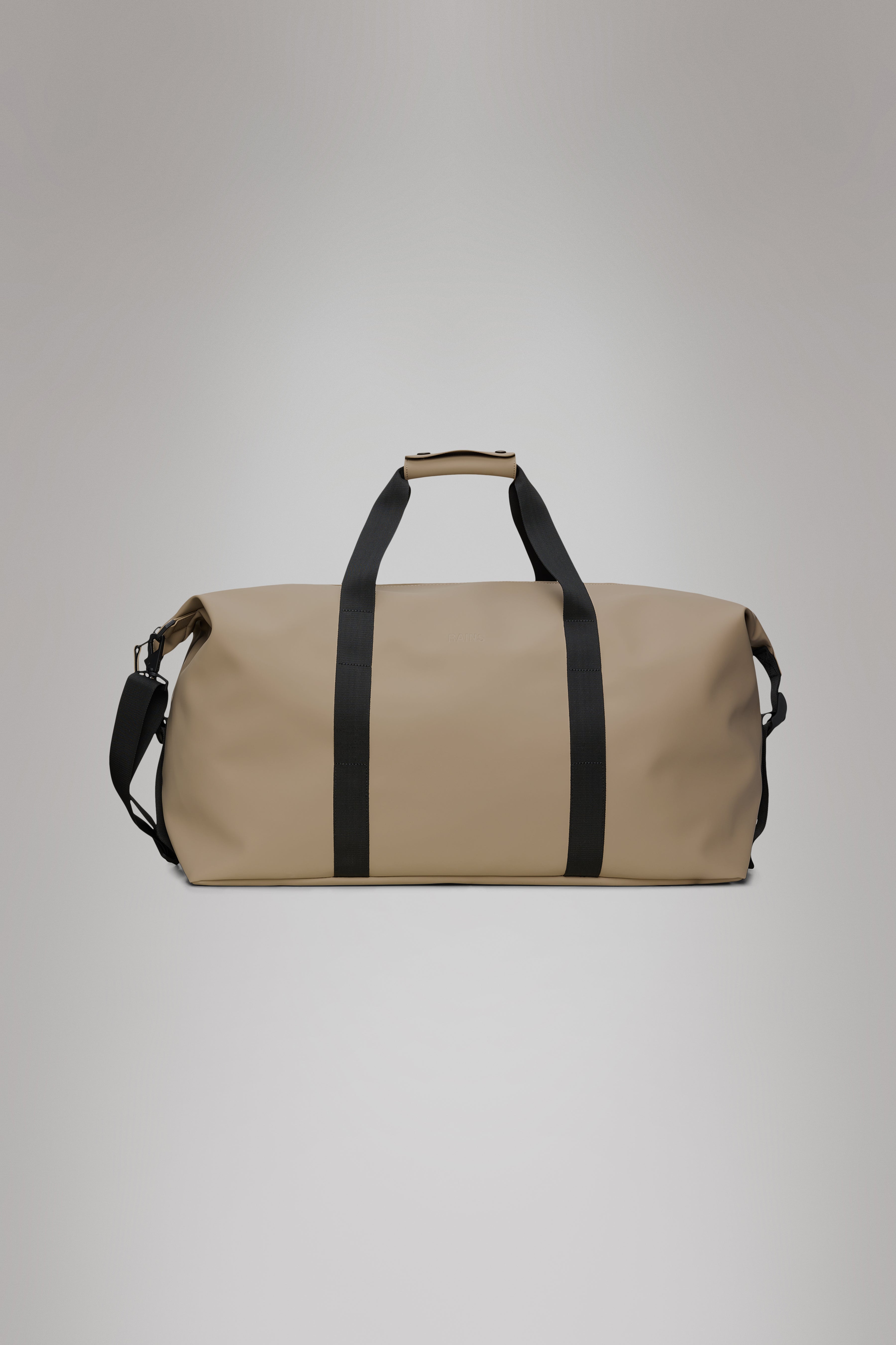 RAINS Hilo Weekend Bag Large Beige 47L H40 x D27 x W70 cm Weekender