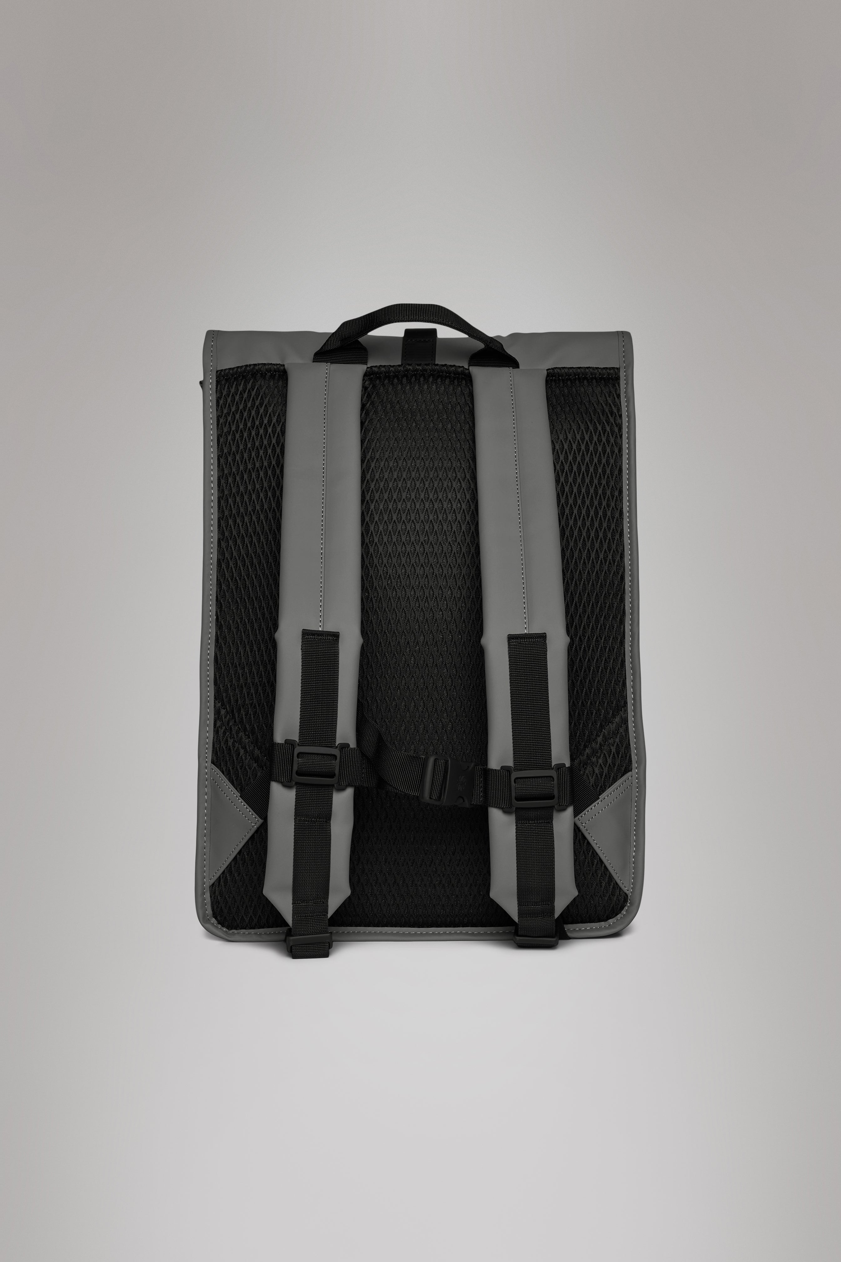 RAINS Rolltop Rucksack Grey 17L H60 x D11 x W32 cm Backpack