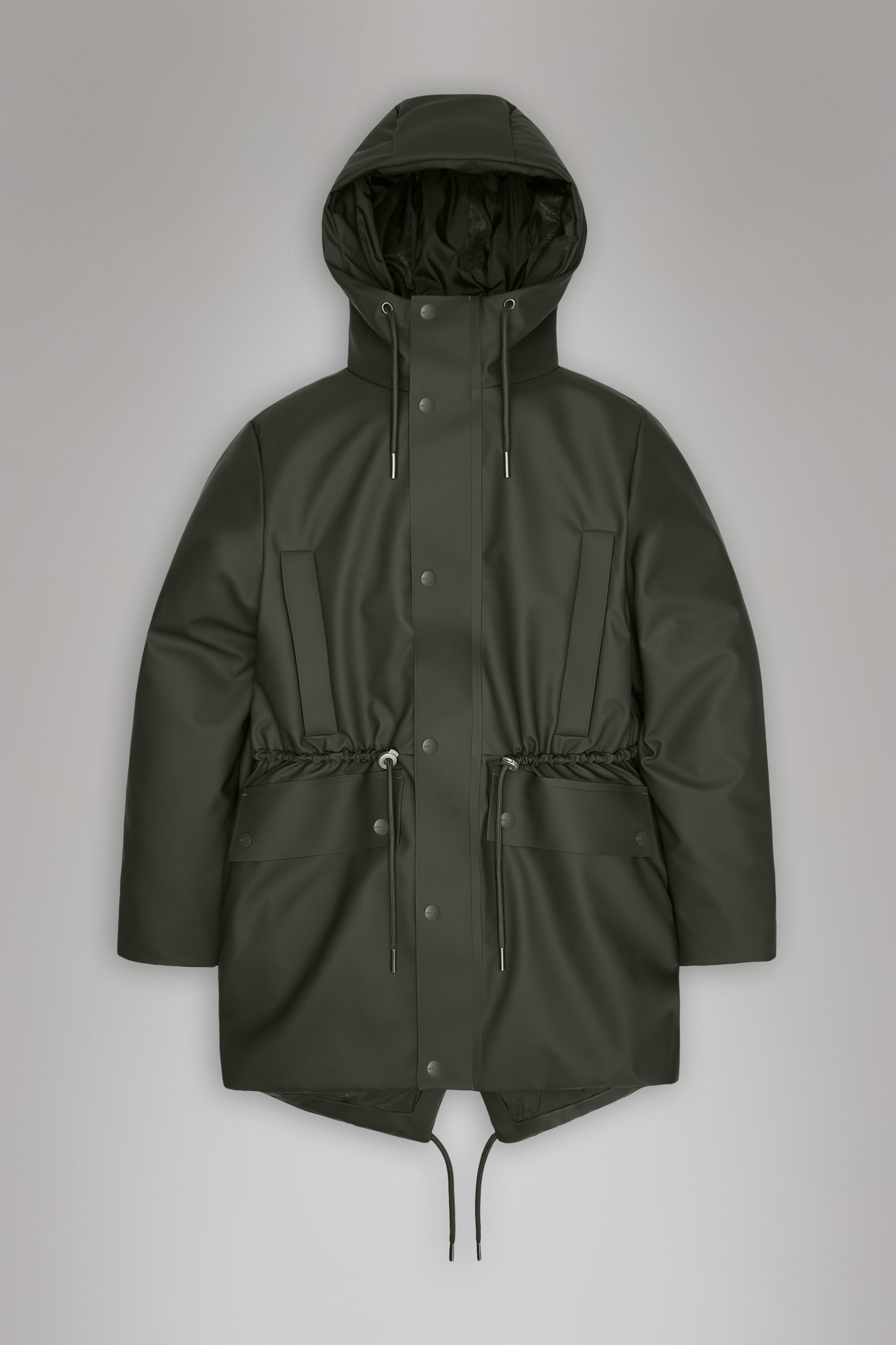 Rains Nome String W Parka Green Jacket