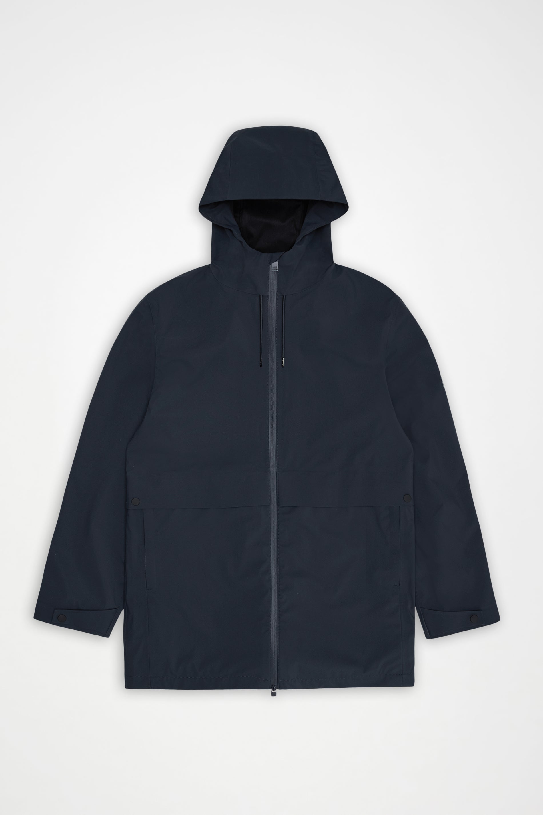 RAINS Suva Hardshell Long Jacket Navy Jacket