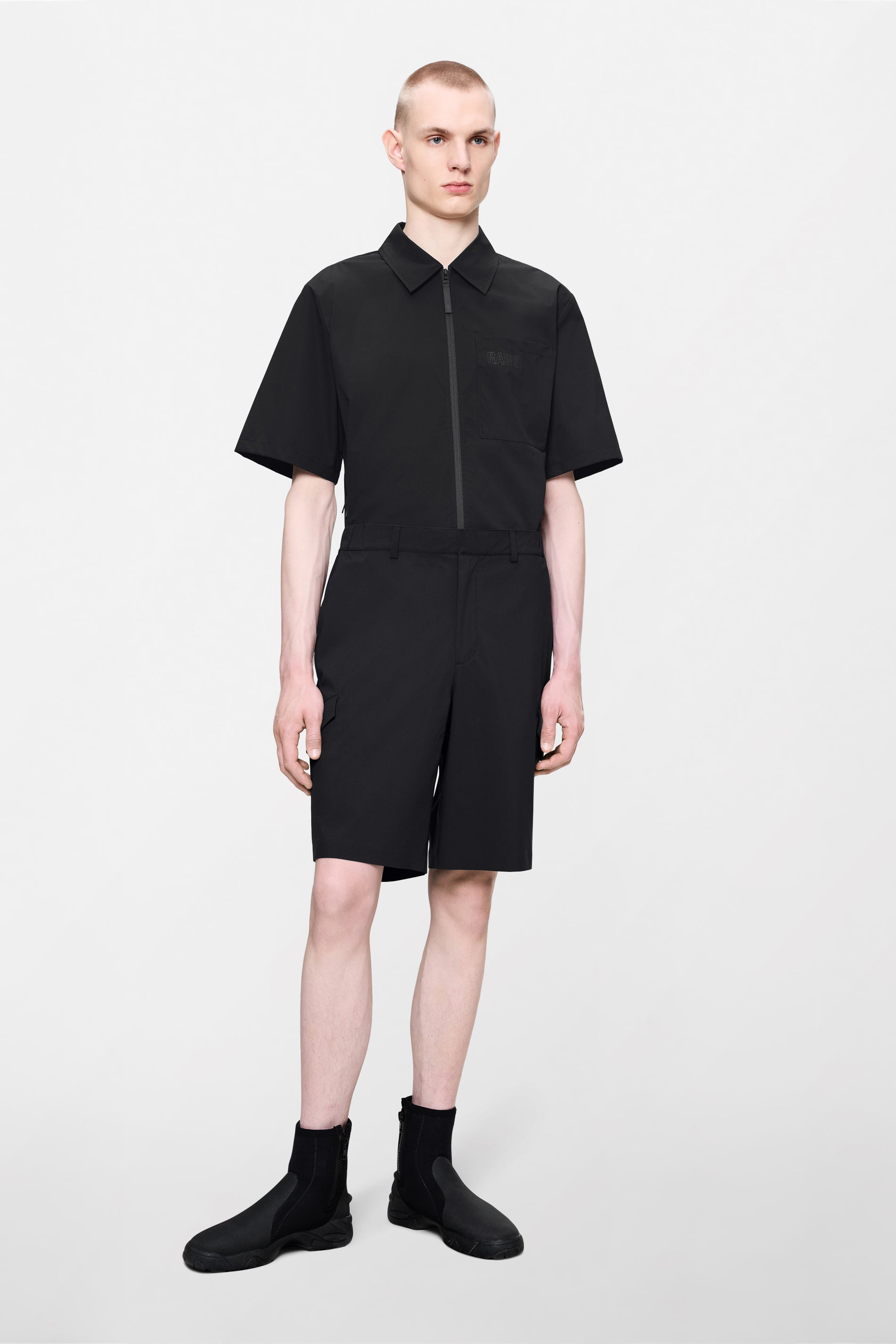 RAINS Suva Hardshell Shorts Black Pants