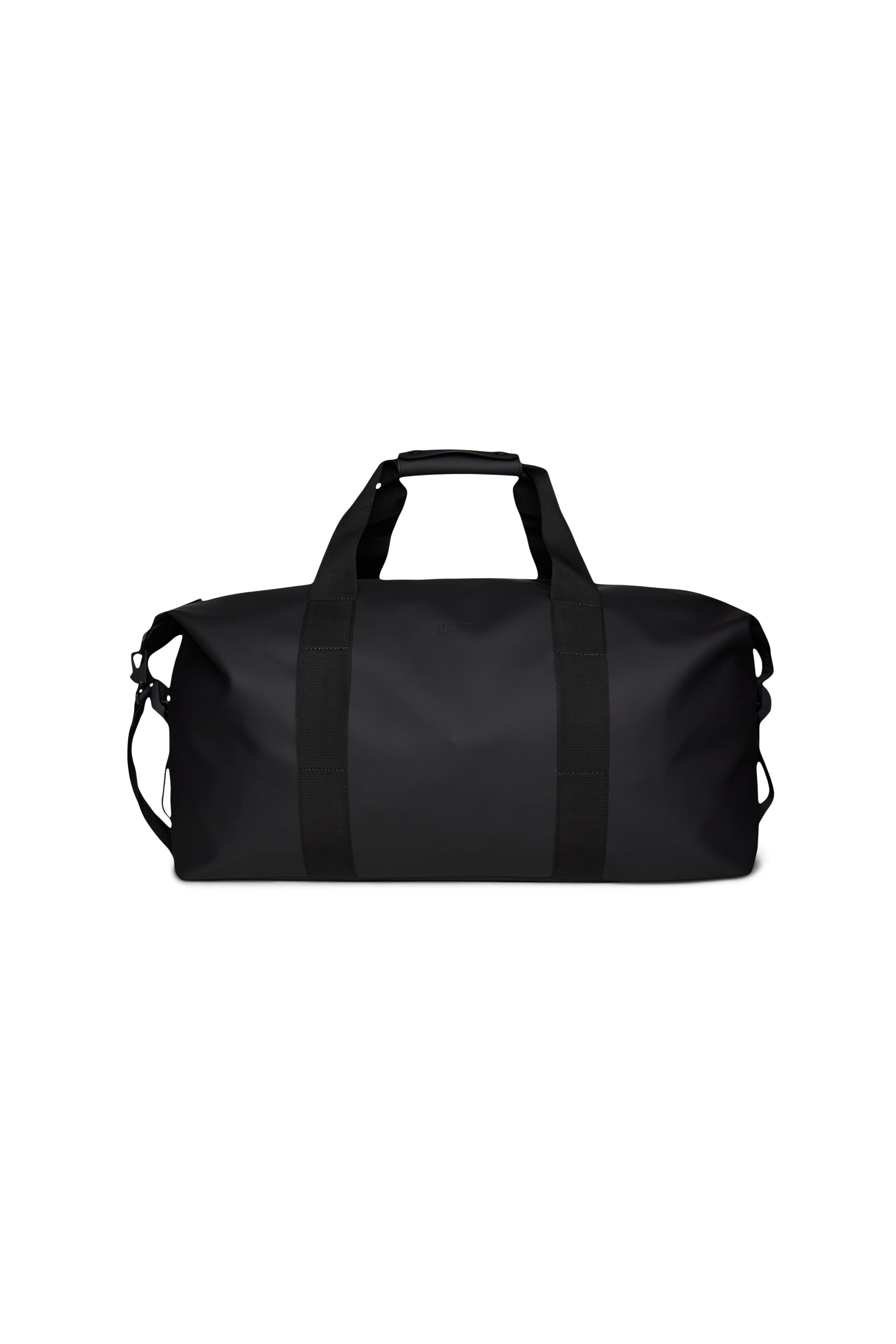 RAINS Hilo Weekend Bag Large Black 47L H29 x D28 x W60 cm Weekender