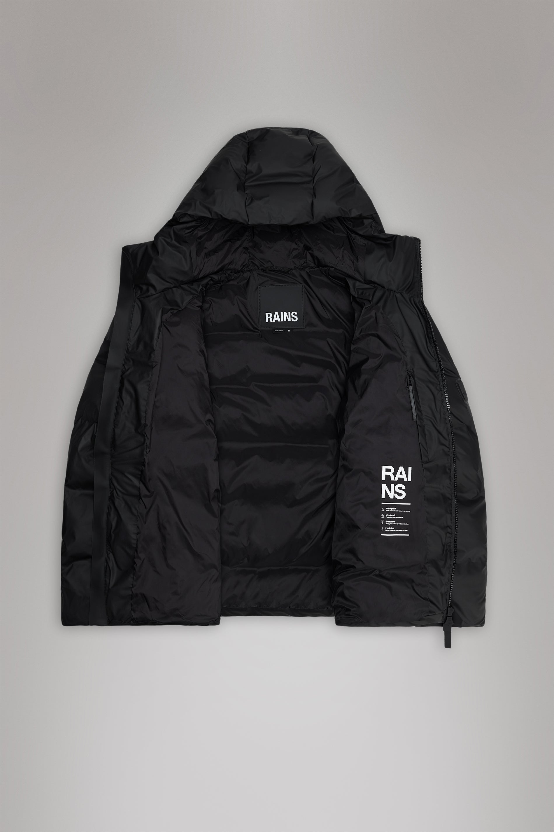 Rains Alta Puffer Jacket Blur Jacket