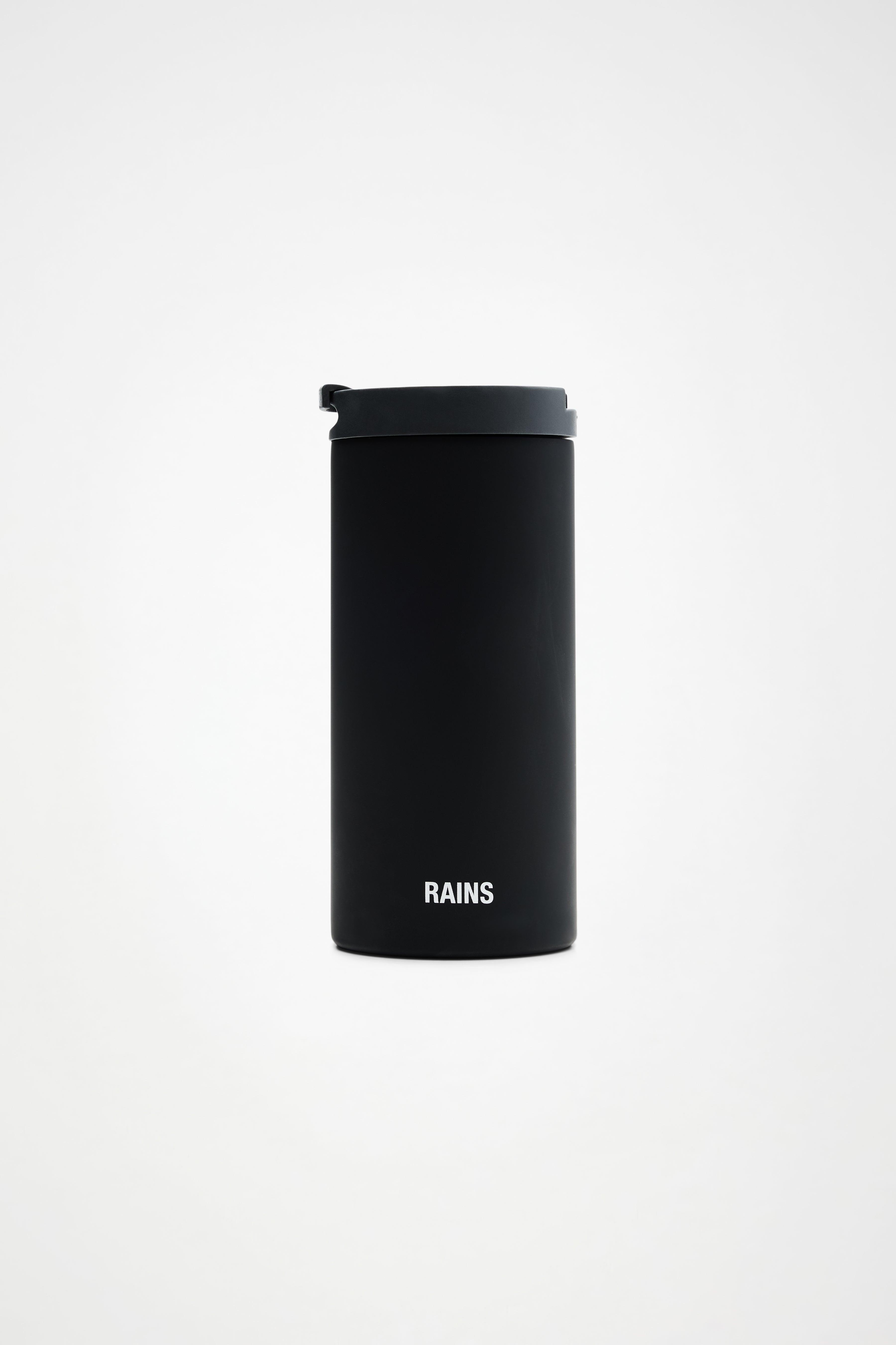 RAINS Stainless Steel Tumbler 450ml Black Coffee Mugs