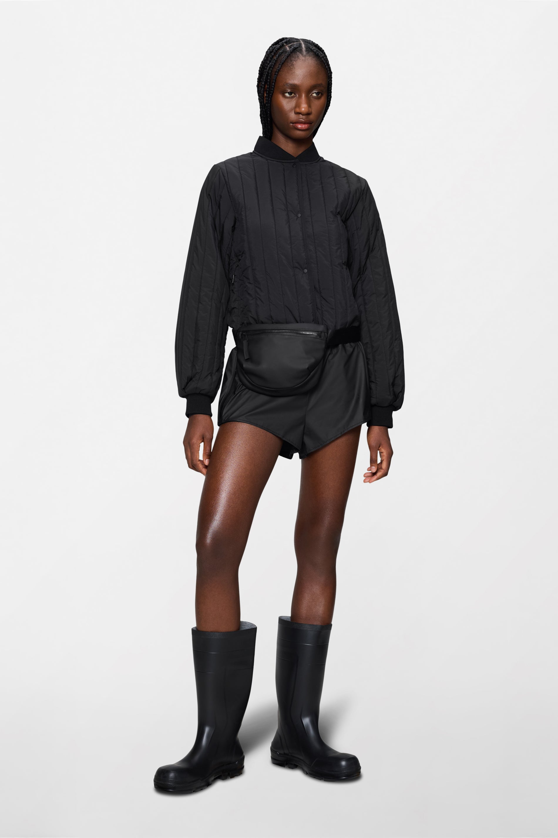 RAINS Banja Liner Bomber W Jacket Black Jacket