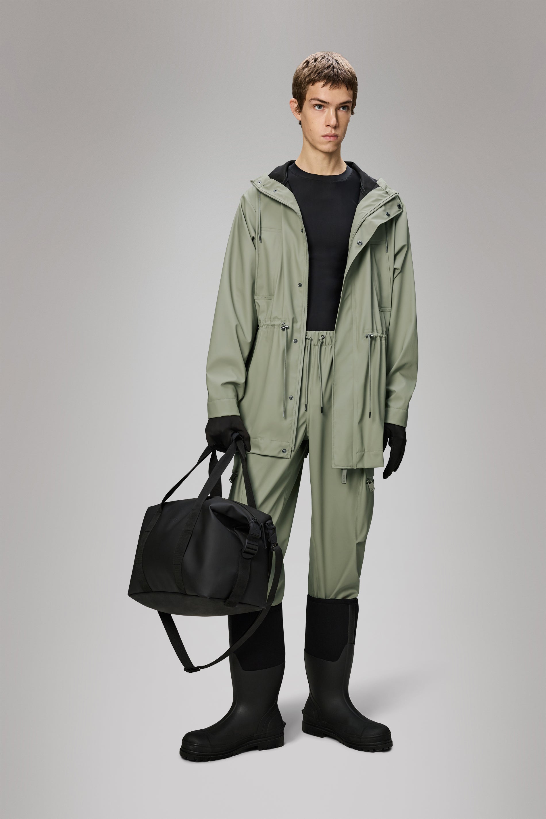 RAINS Bold Long Jacket Drift Jacket