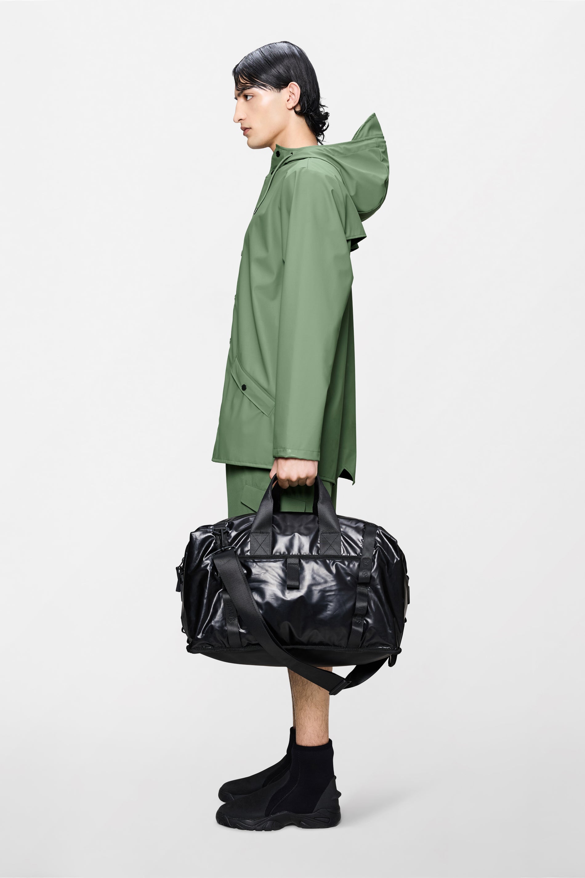 RAINS Sibu Weekend Bag Black Weekender