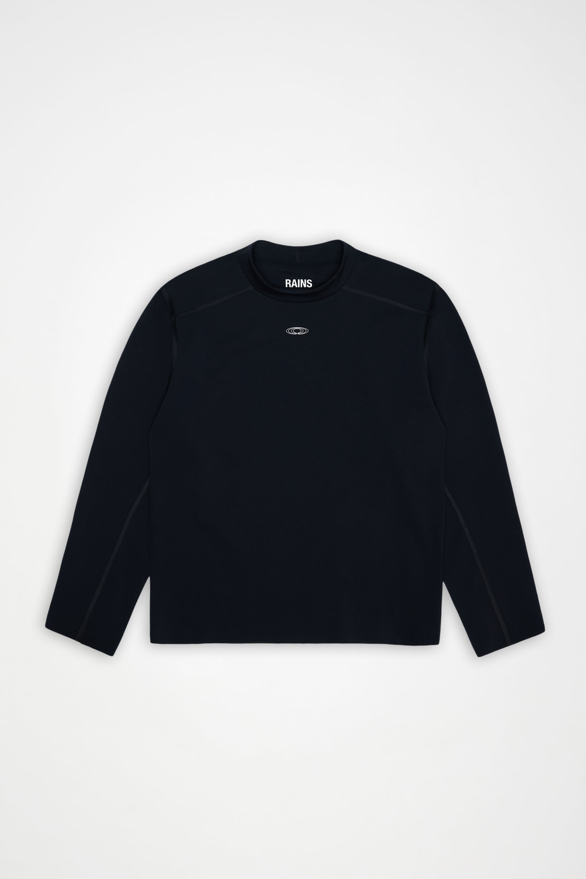 RAINS Warm-Up Long Sleeve Top Black Long Sleeve