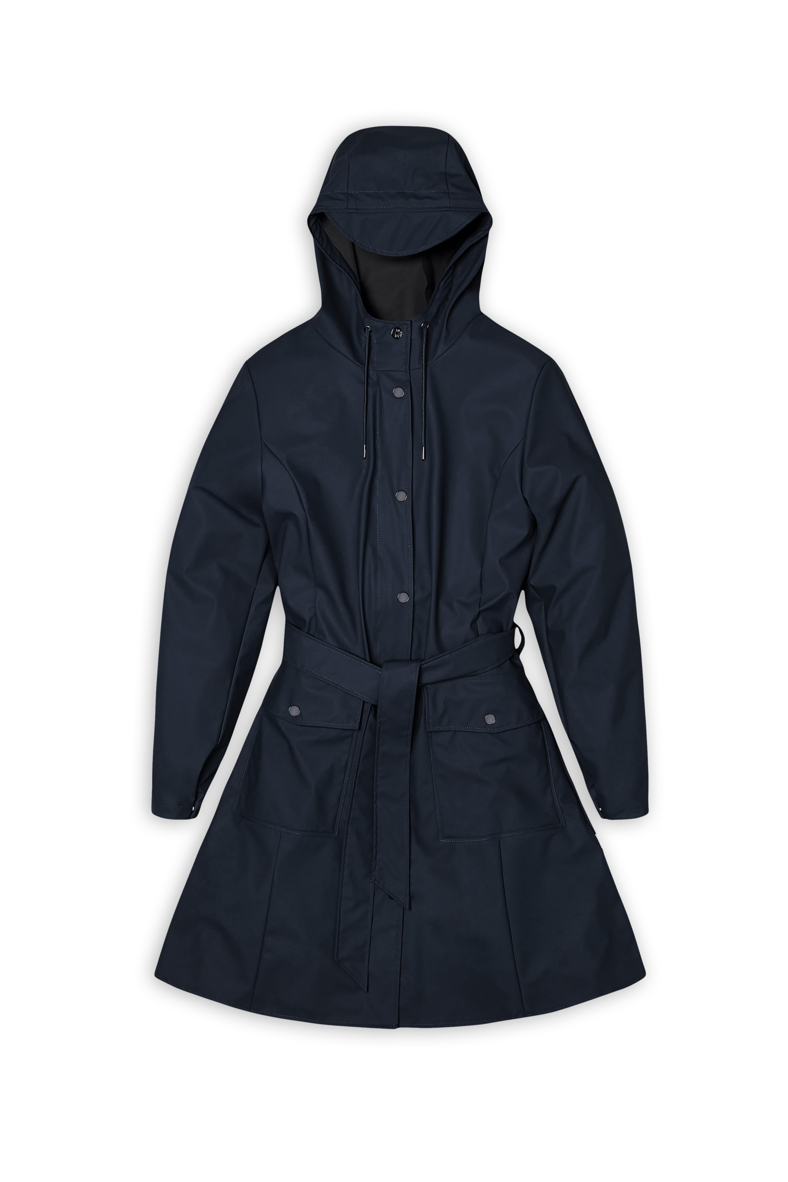 RAINS Curve Long Jacket
Navy Jacket