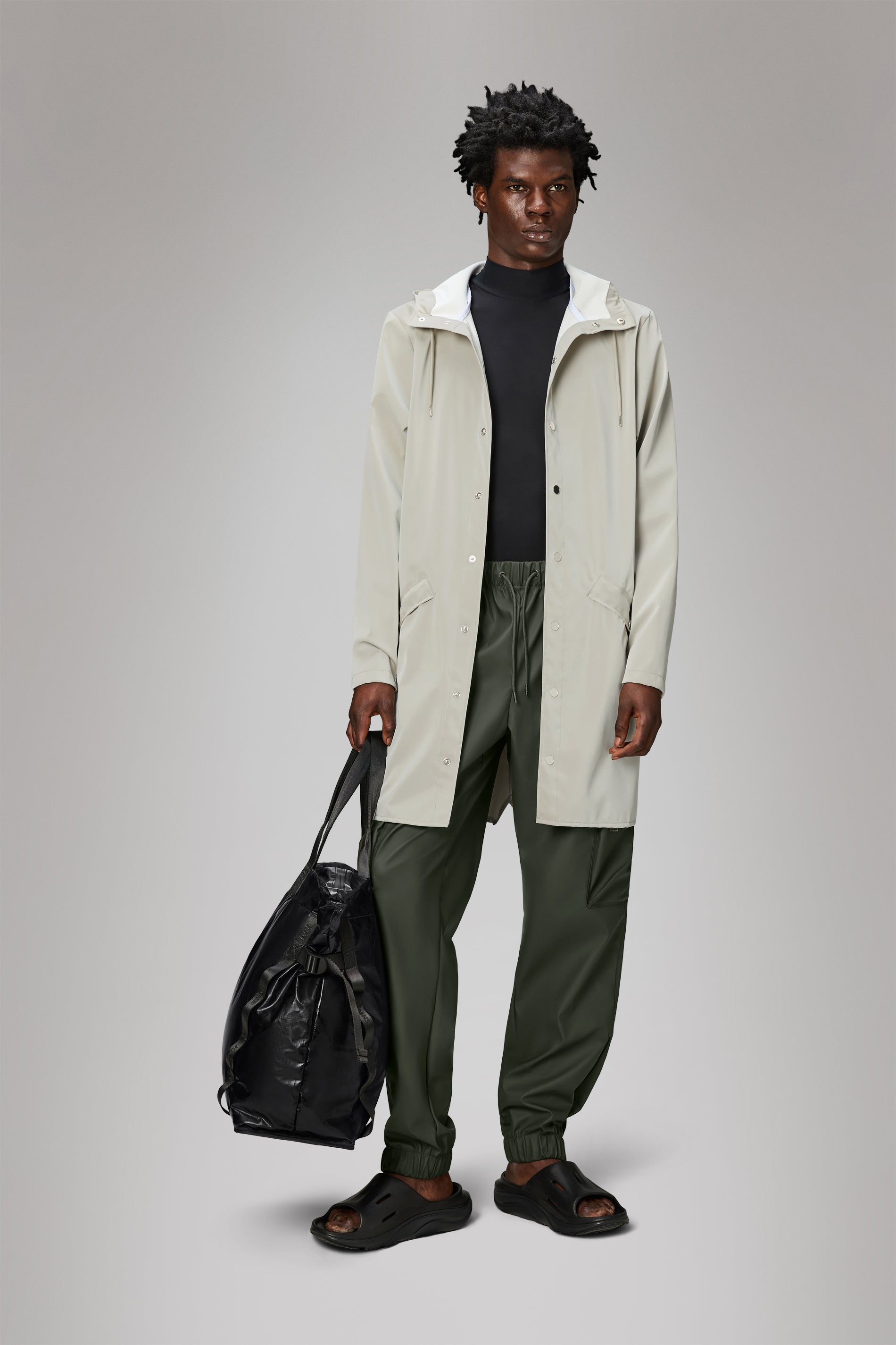 RAINS Long Jacket Matrix Jacket