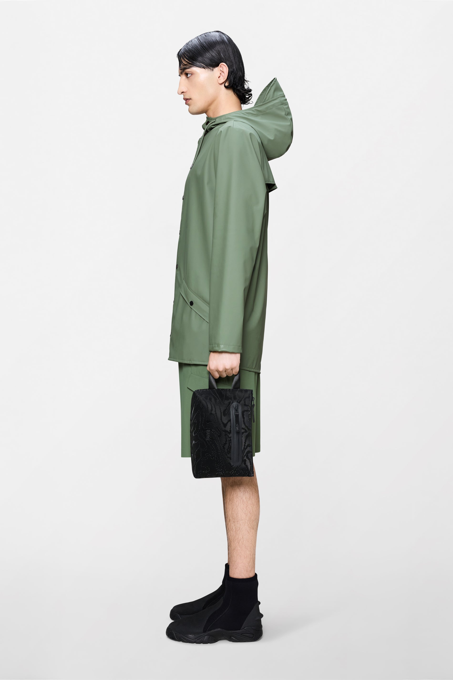 RAINS 2 Zip Cosmetic Bag Large Amp 3.50L H17 x D8 x W25 cm Wash Bag