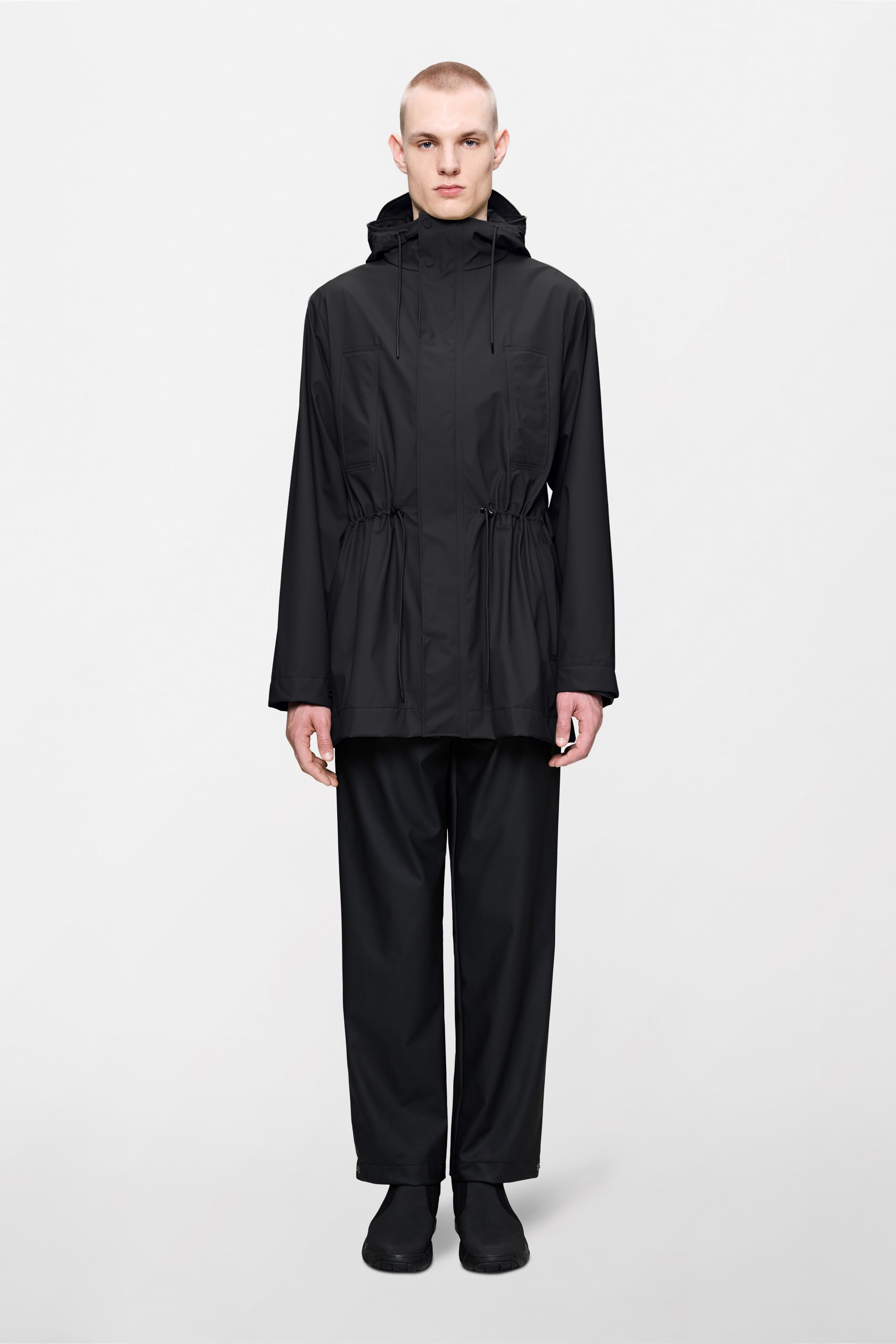 RAINS Bold Long Jacket Black Jacket