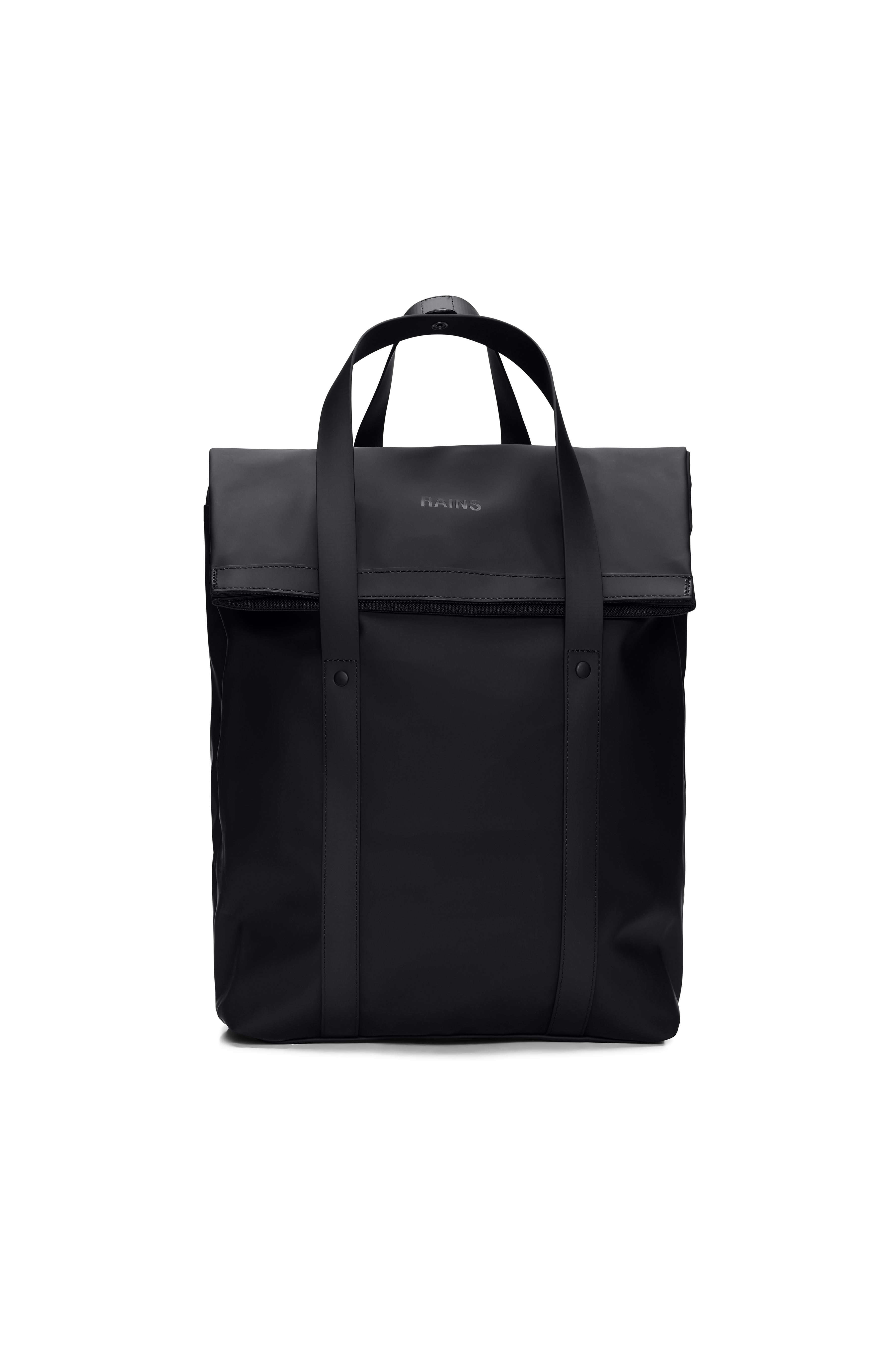 RAINS 2 Way Tote Backpack Black 15L H58 x D12 x W33 cm Backpack