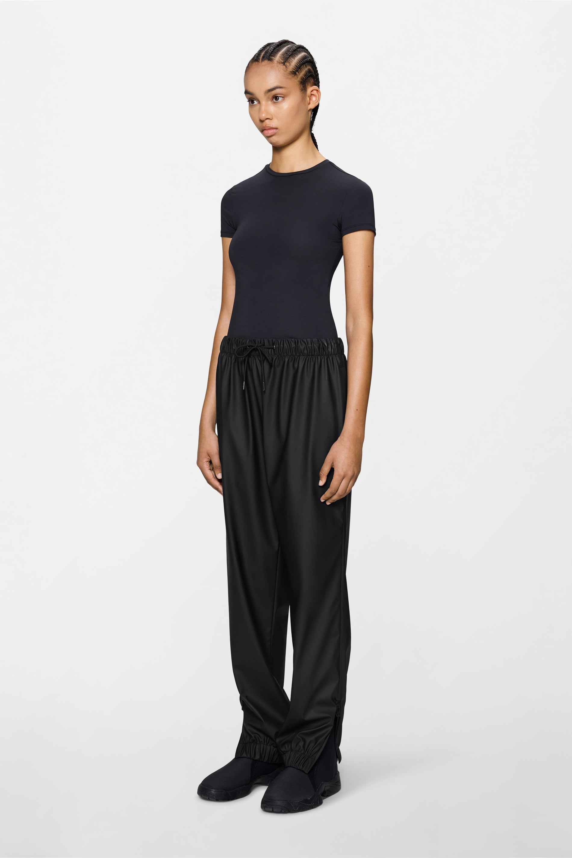 RAINS Rain Pants Regular Black Pants