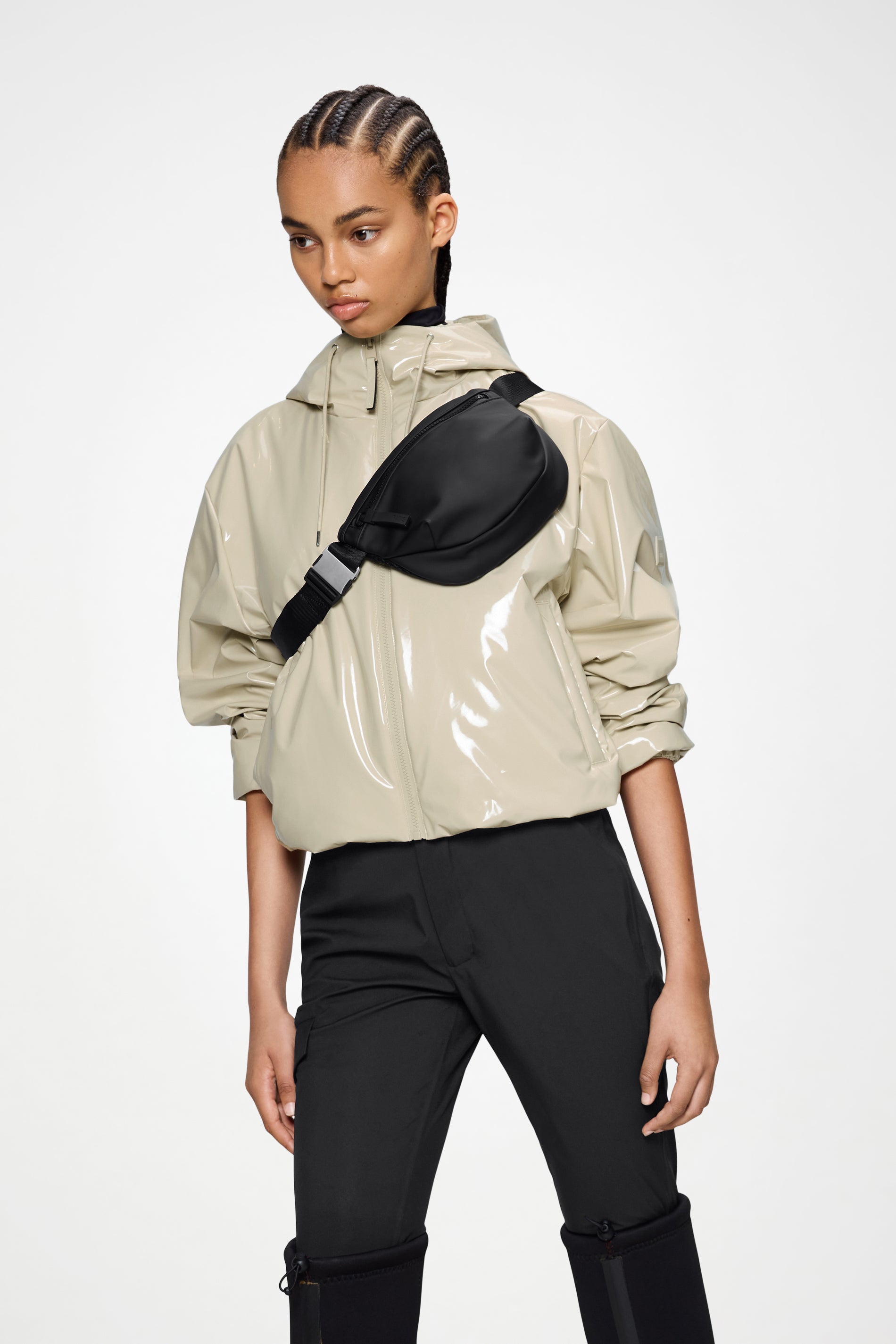 RAINS Valera Bum Bag Micro Black 1.40L H17 x D5 x W21 cm Bum bag