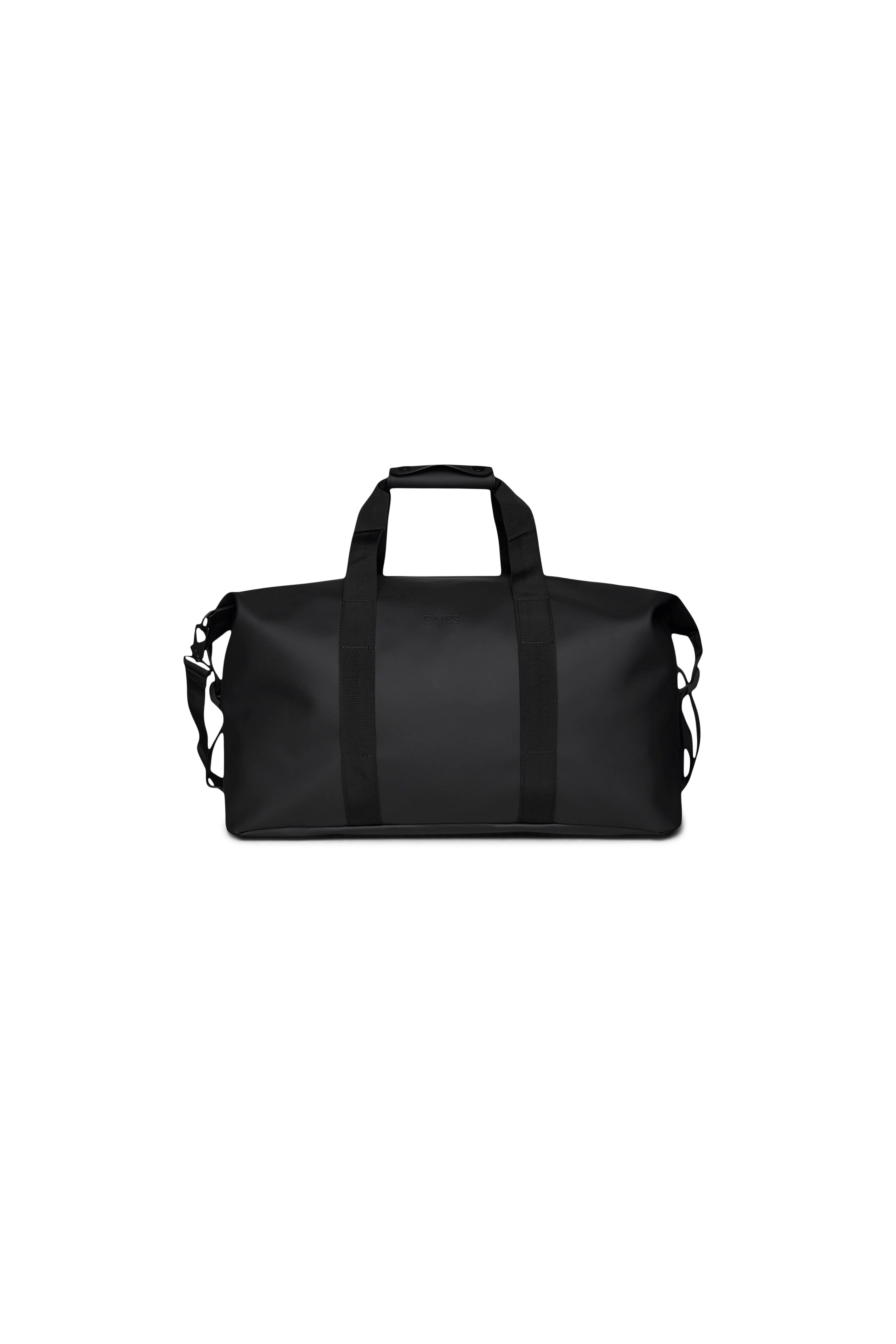 RAINS Hilo Weekend Bag Black 36L H27 x D26 x W52 cm Weekender