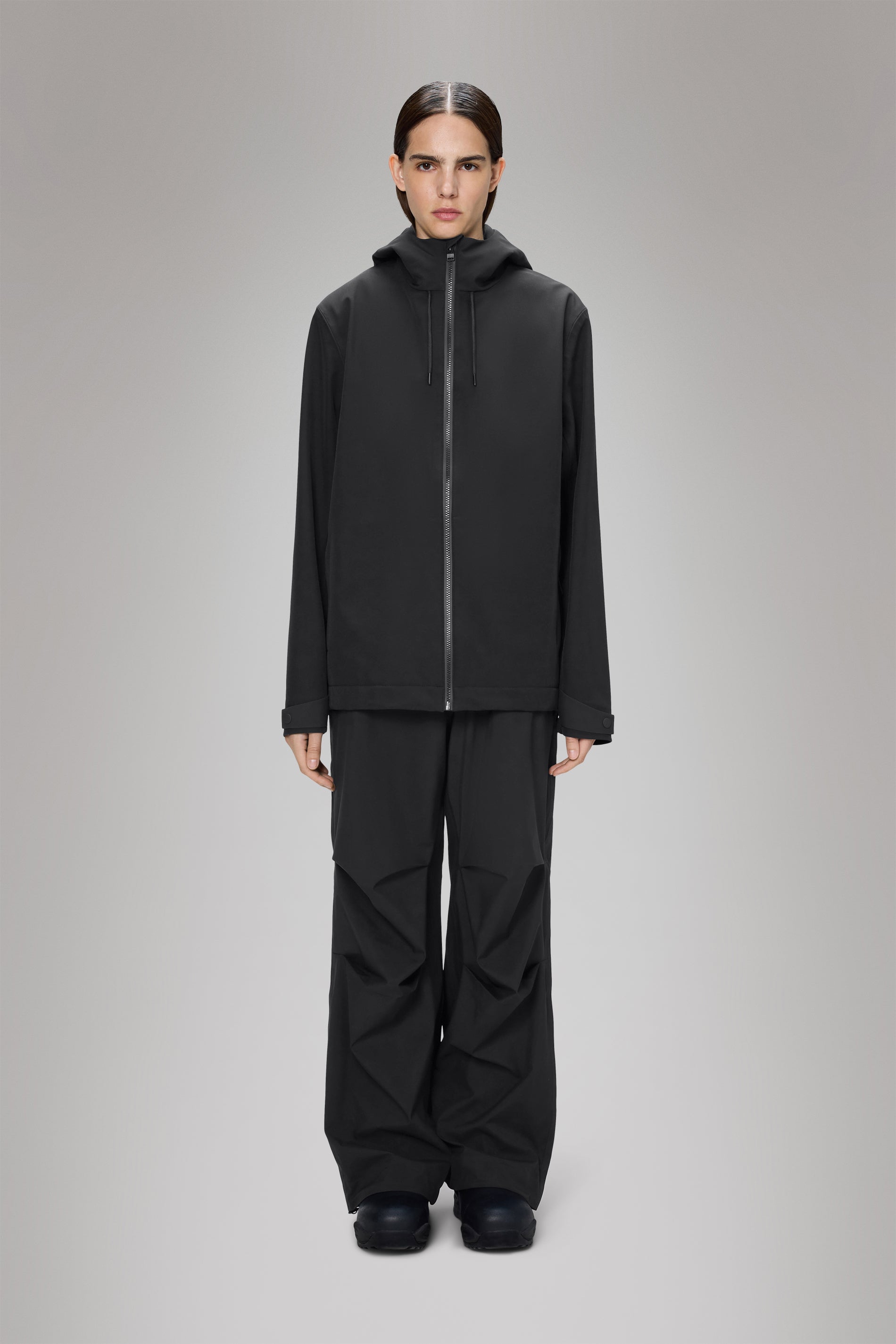 RAINS Suva Softshell Jacket Black Jacket