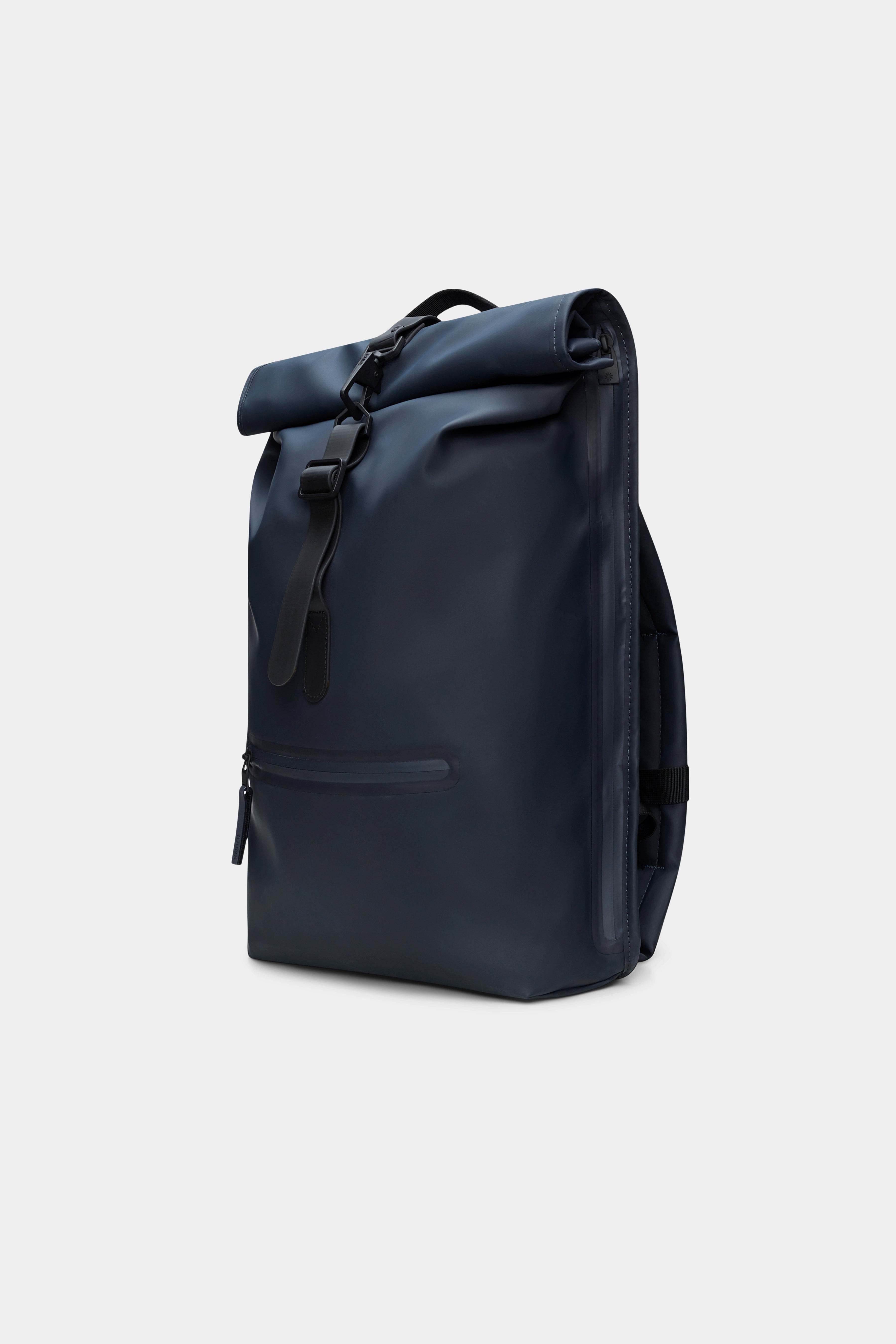 RAINS Rolltop Rucksack Navy 17L H60 x D11 x W32 cm Backpack