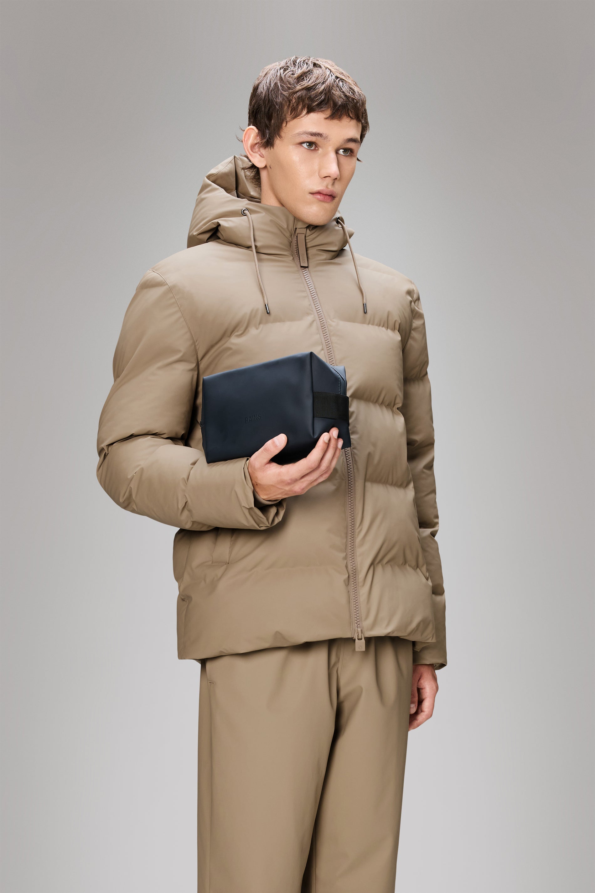 RAINS Wash Bag Small Navy 3L H13 x D11 x W21 cm Wash Bag