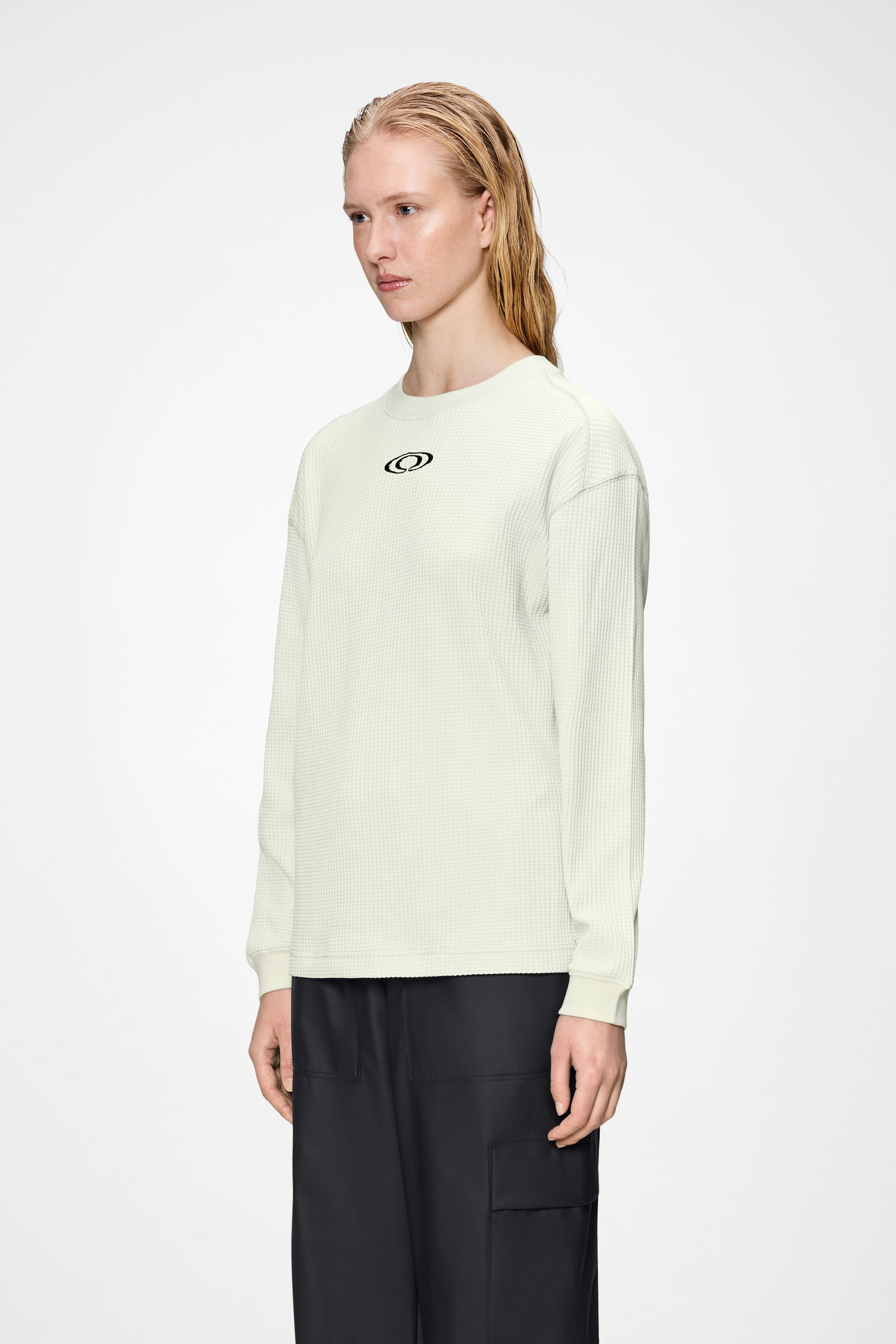 Waffle Long Sleeve T-shirt Splash