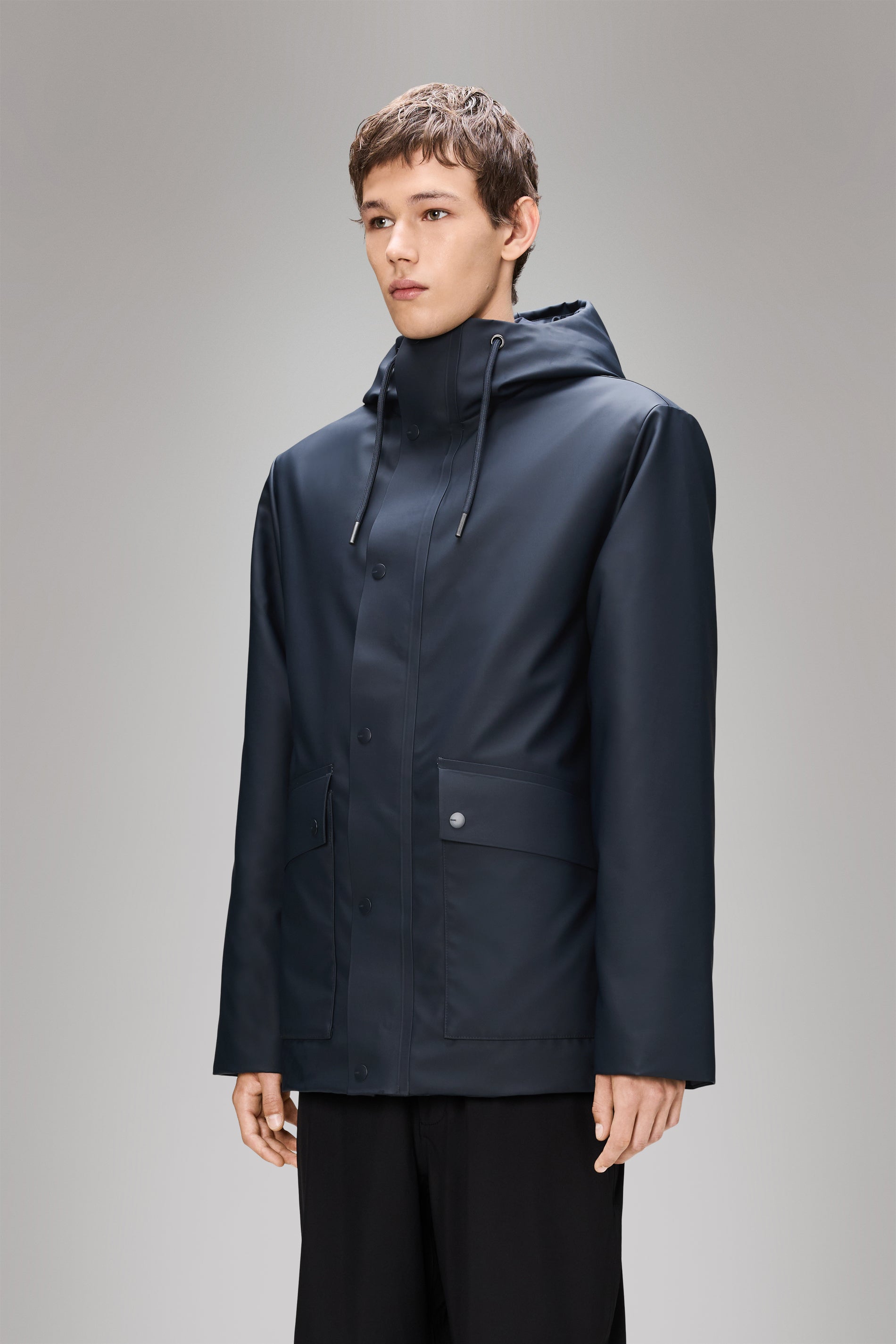 RAINS Nome Parka Navy Jacket