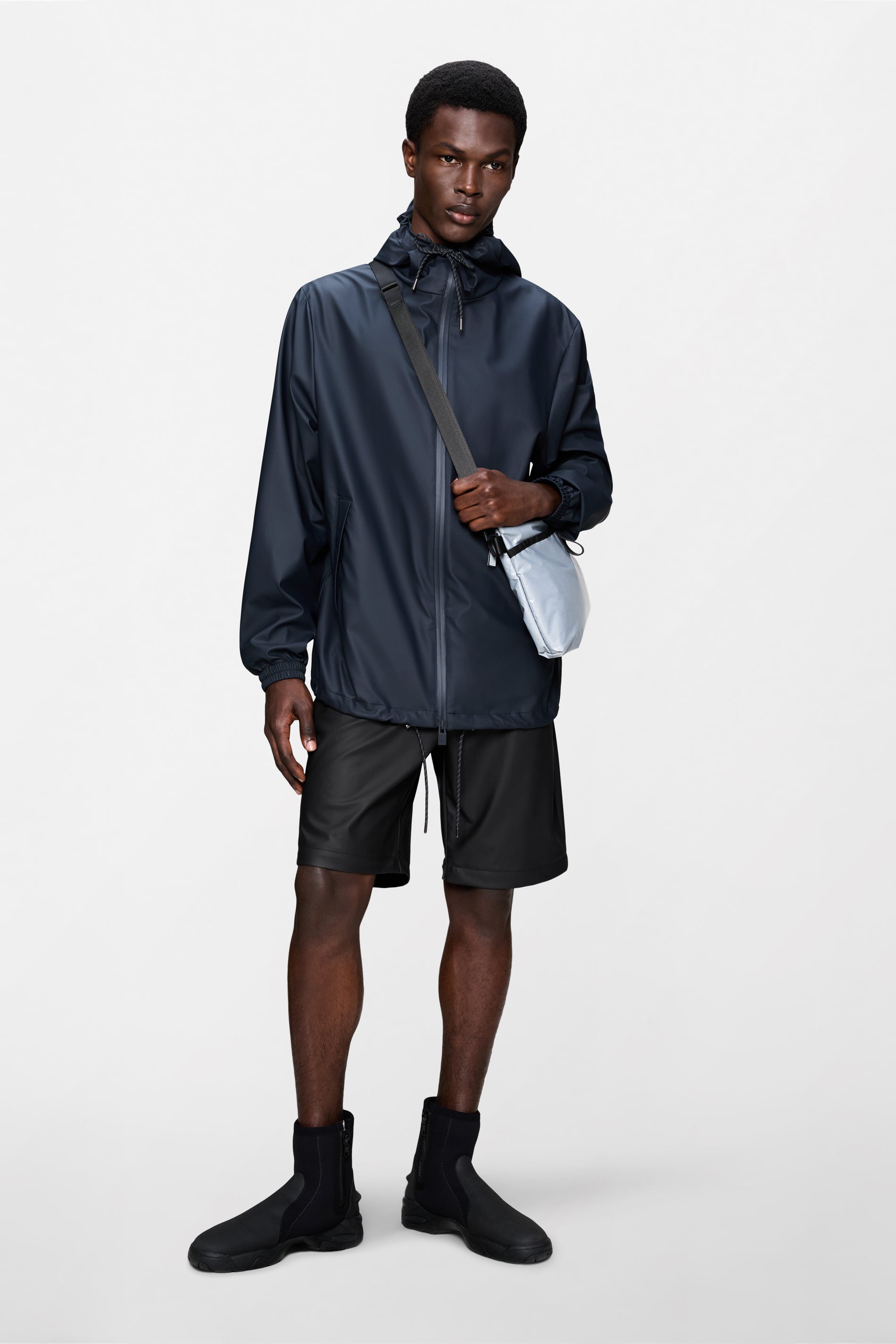 RAINS Storm Breaker Navy Jacket