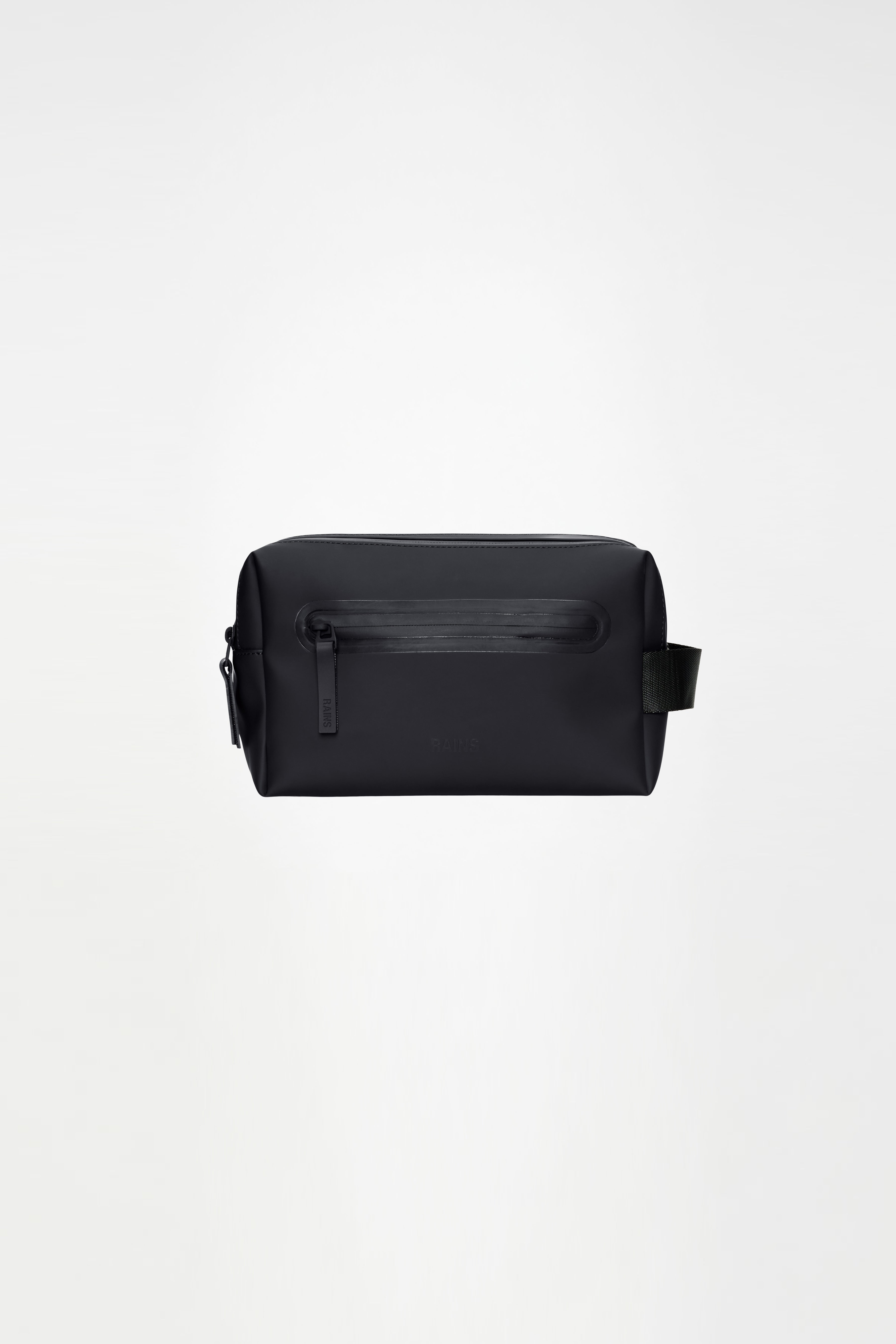 RAINS 2 Zip Wash Bag Black Wash Bag