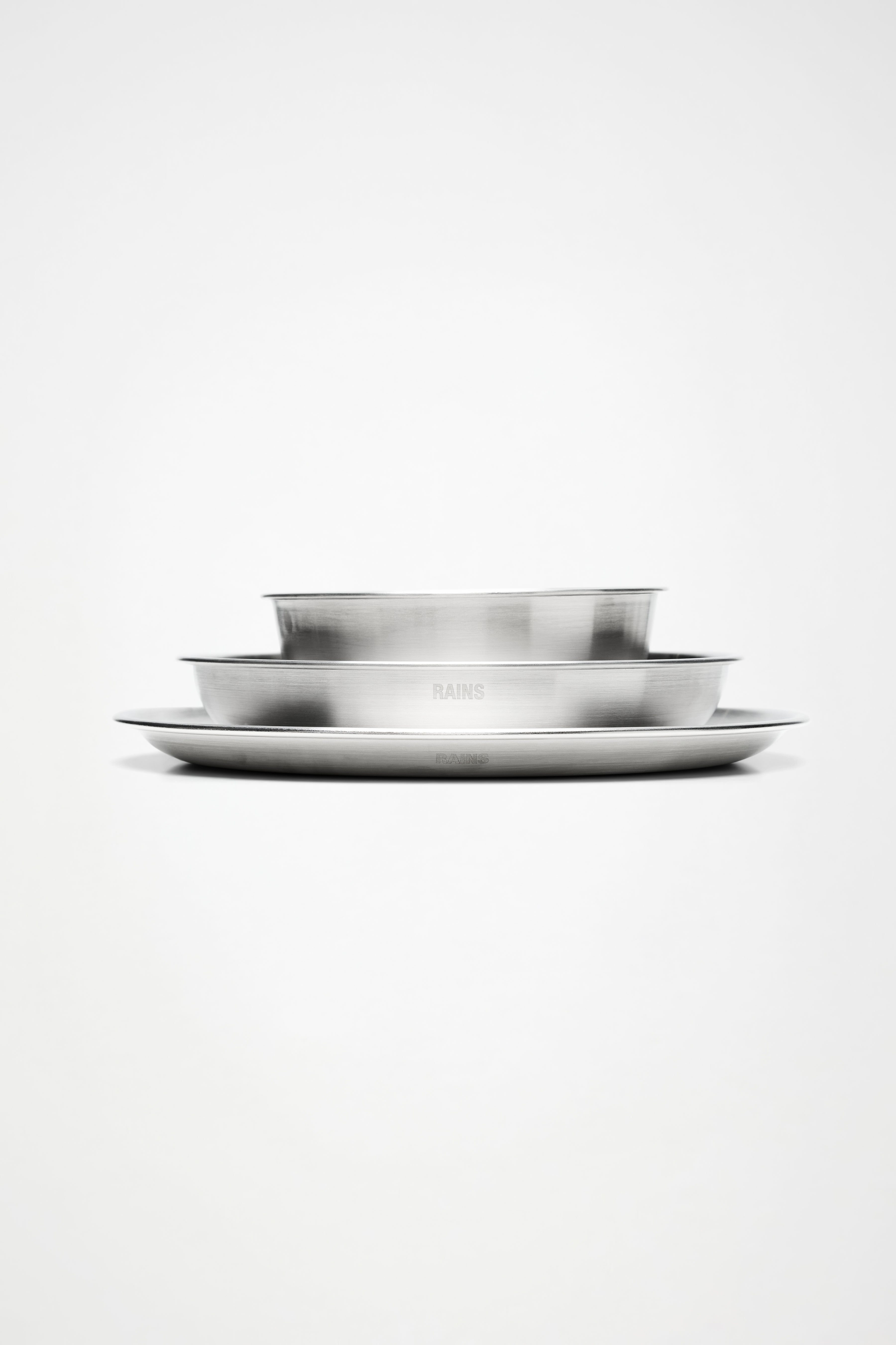 RAINS Stainless Steel 2-Pack Bowls Steel Bowls