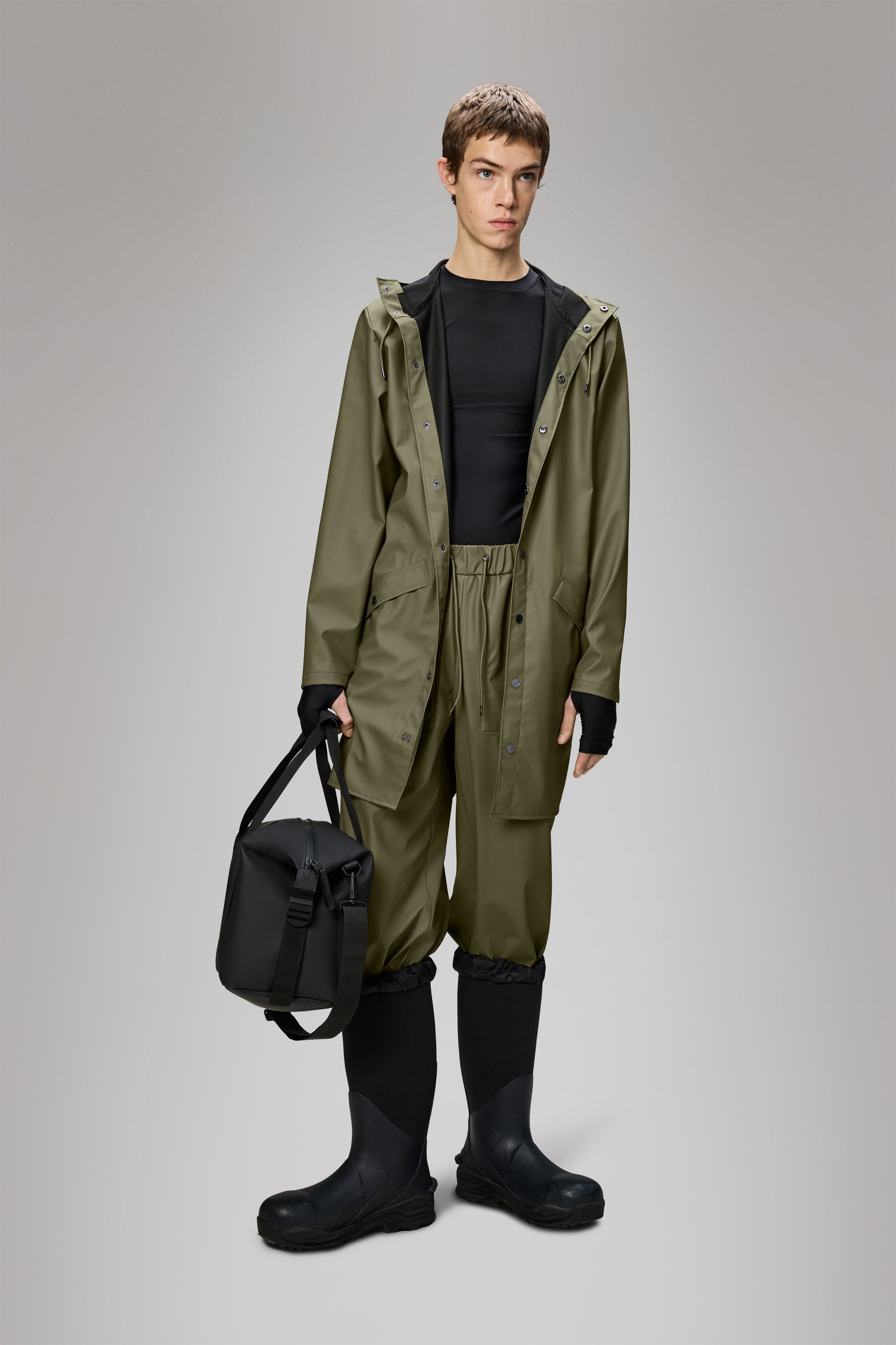 RAINS Long Jacket Marsh Jacket