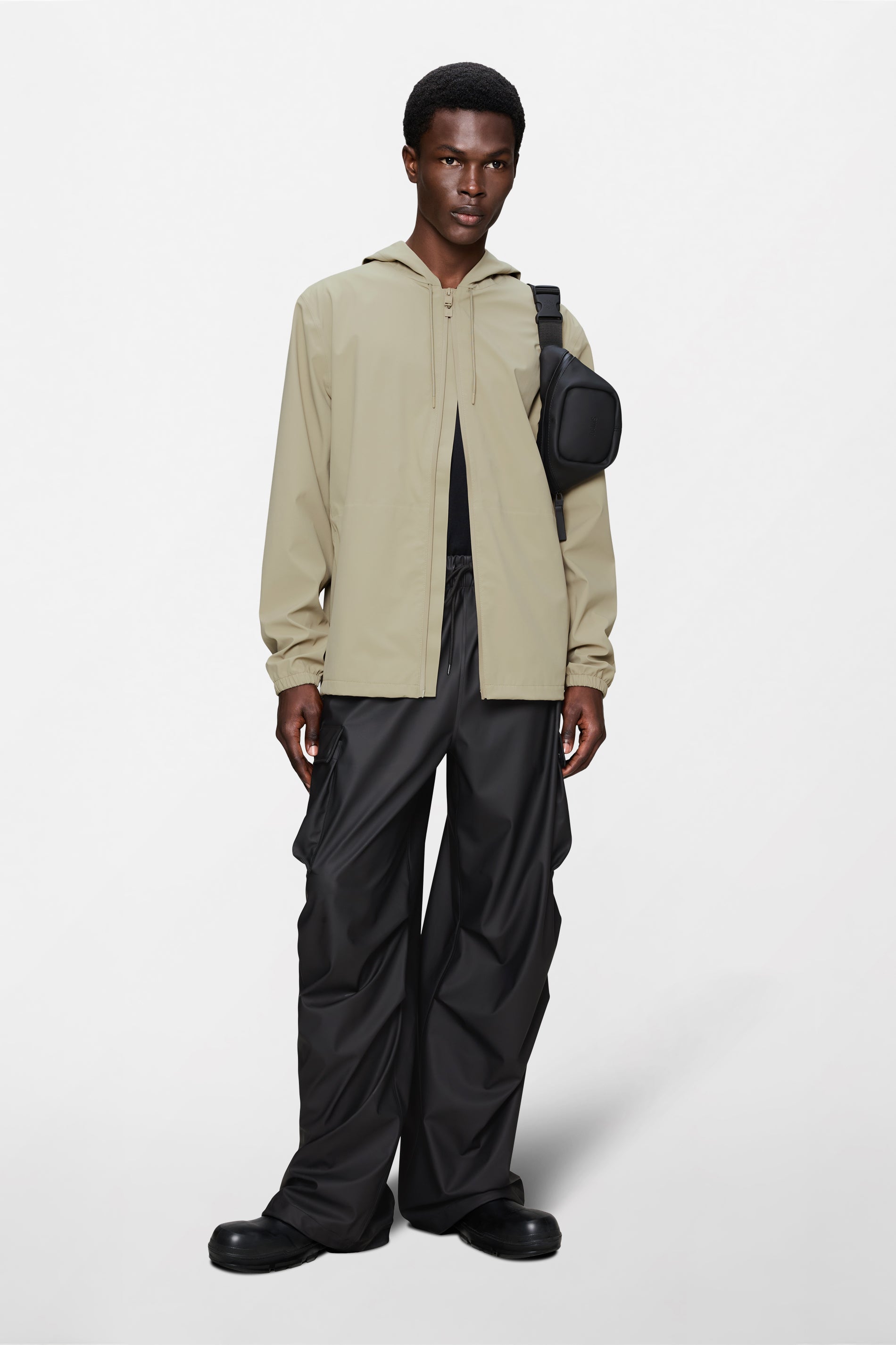 RAINS Suva Hardshell Jacket Beige Jacket