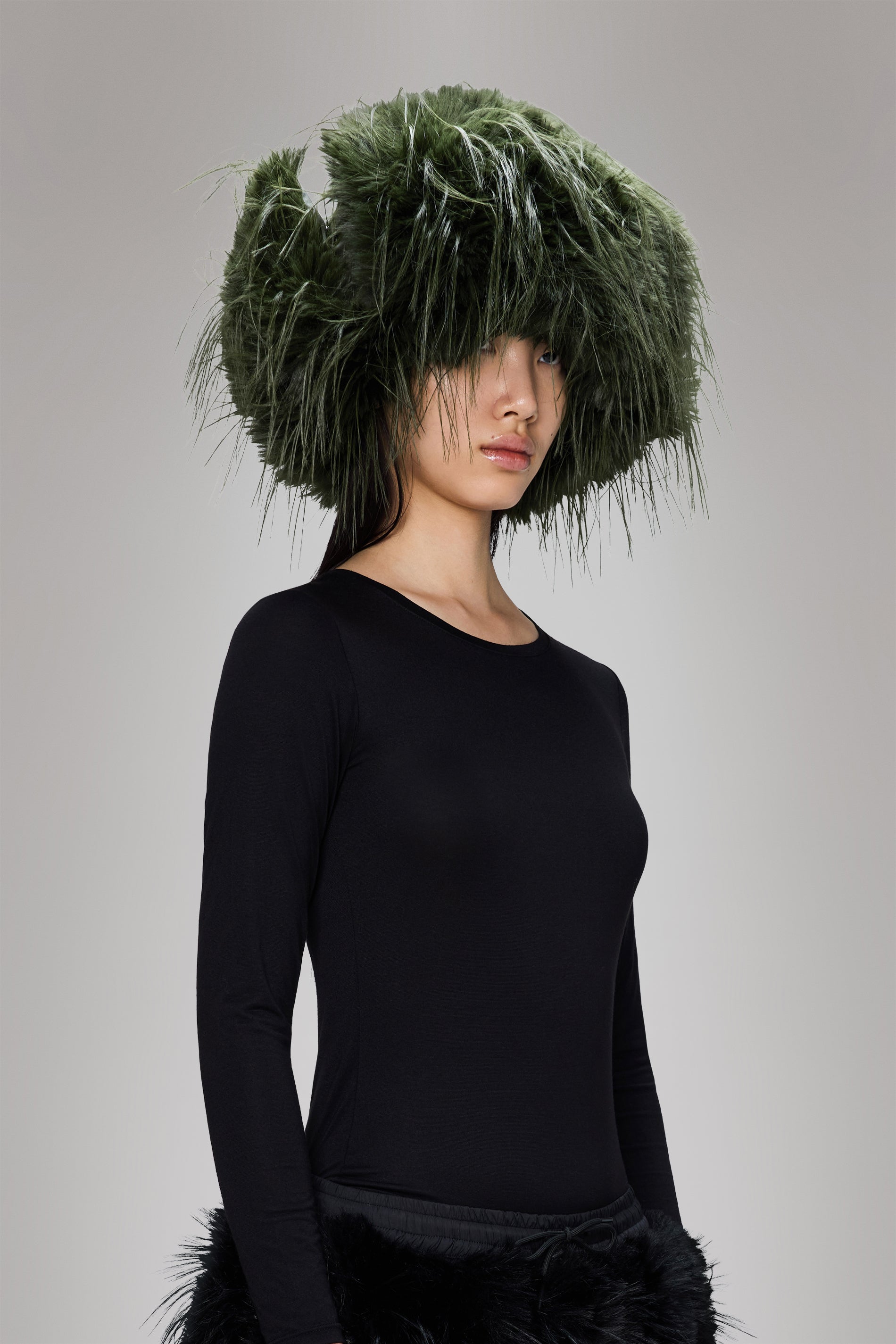 RAINS Vision Fleece Hat Green Headwear