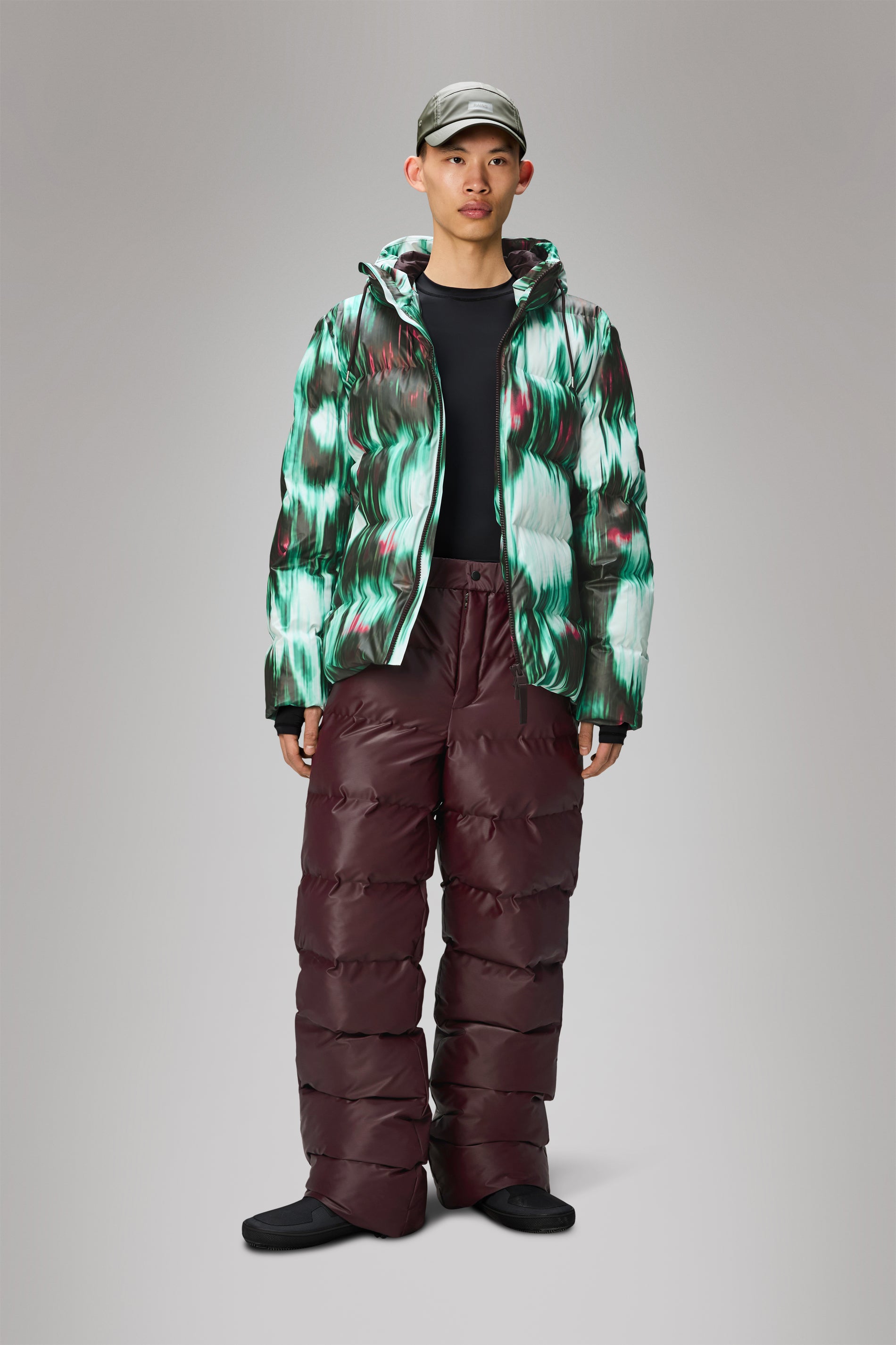 Rains Alta Puffer Jacket Blur Jacket