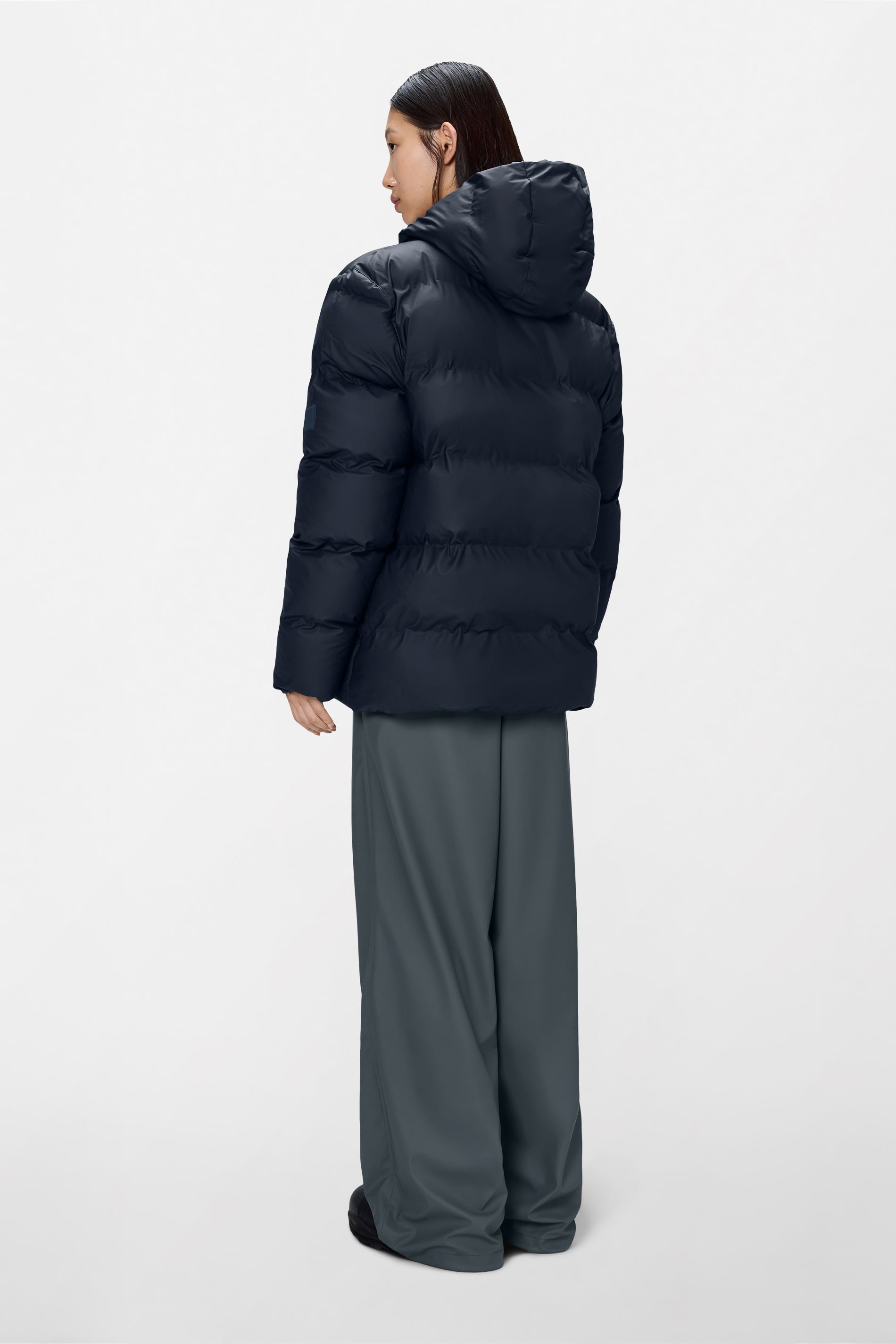 RAINS Alta Puffer Jacket Navy Jacket