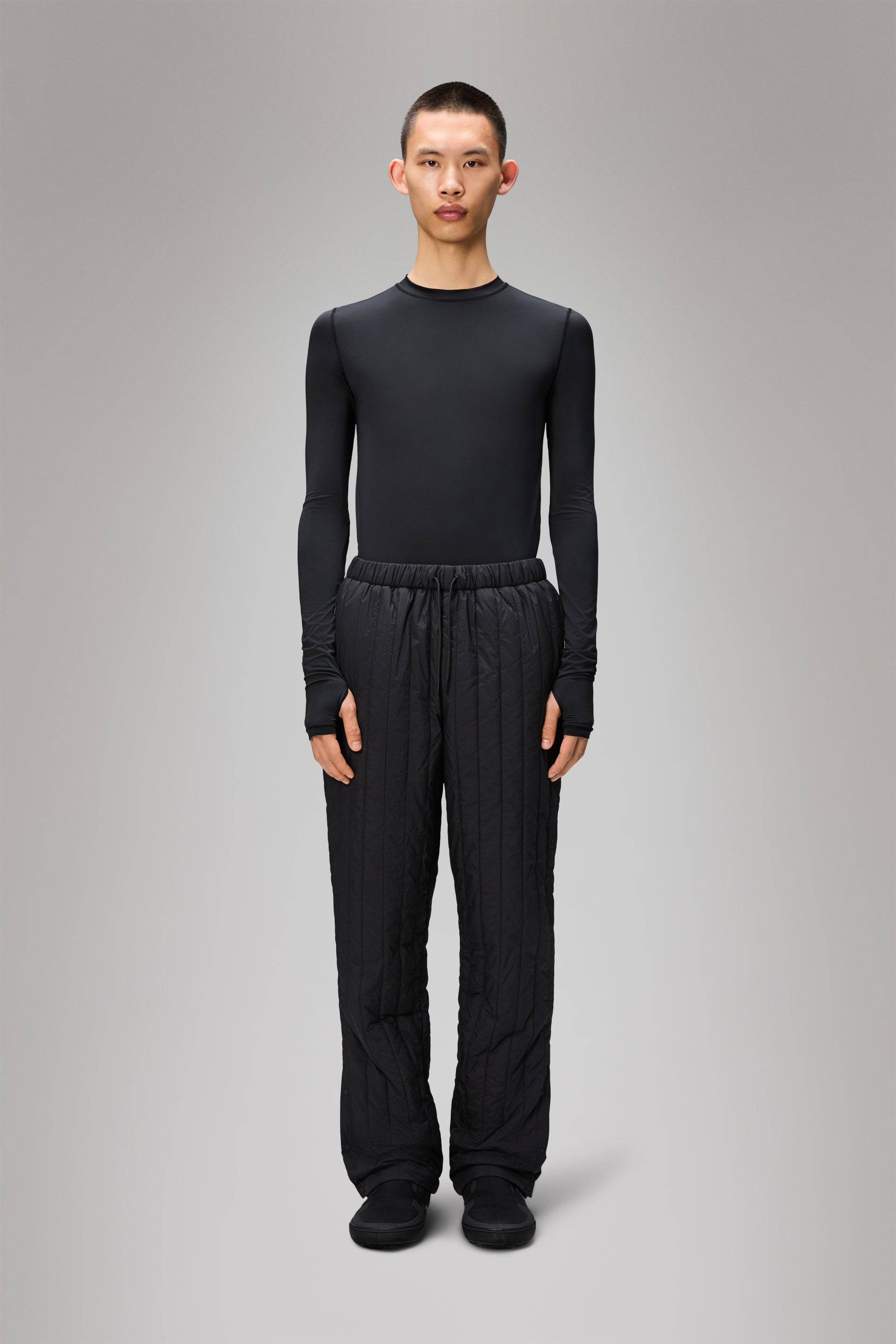 RAINS Banja Liner Pants Regular Black Pants