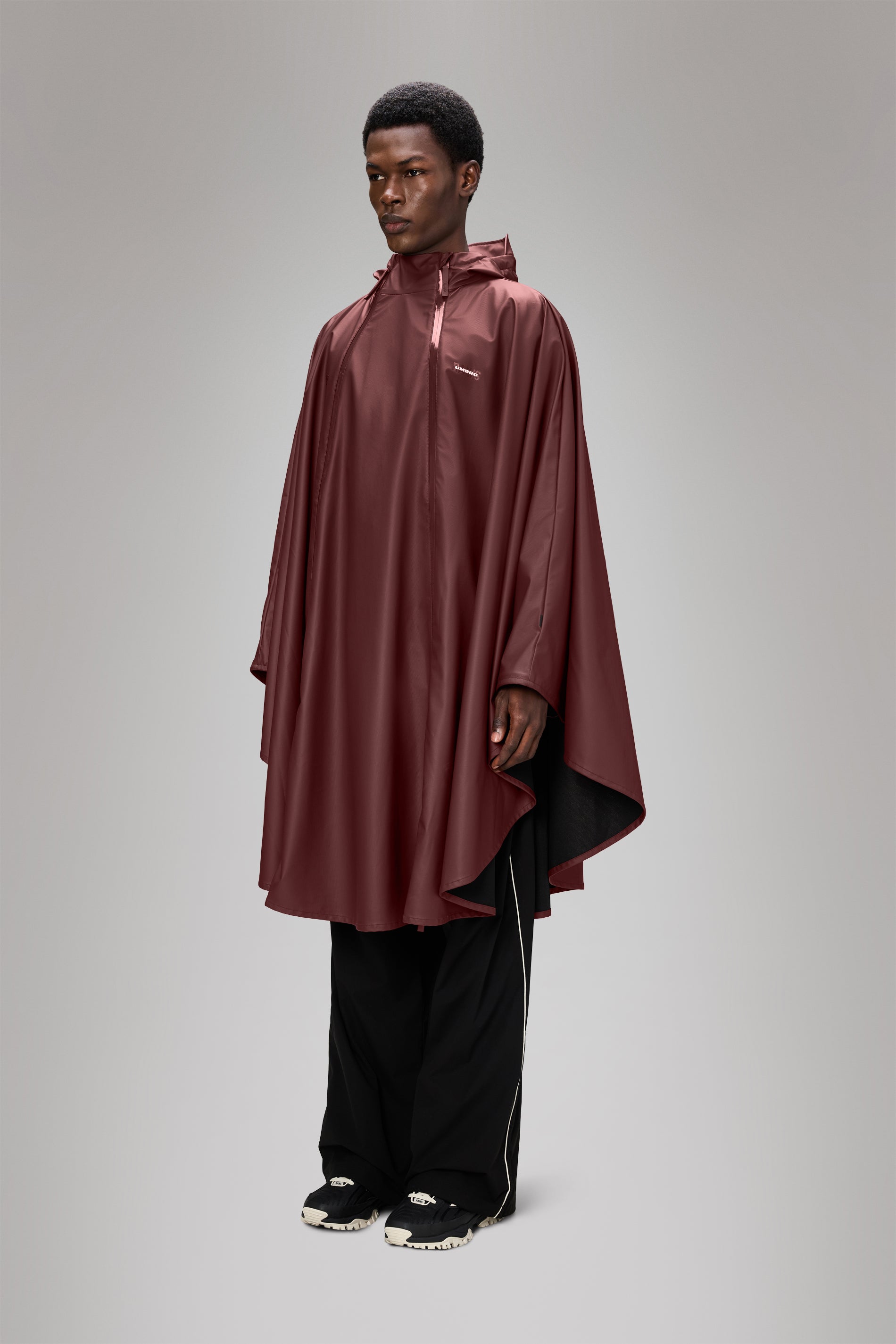 RAINS Rains x Umbro Apollo Cape Maroon Red Cape
