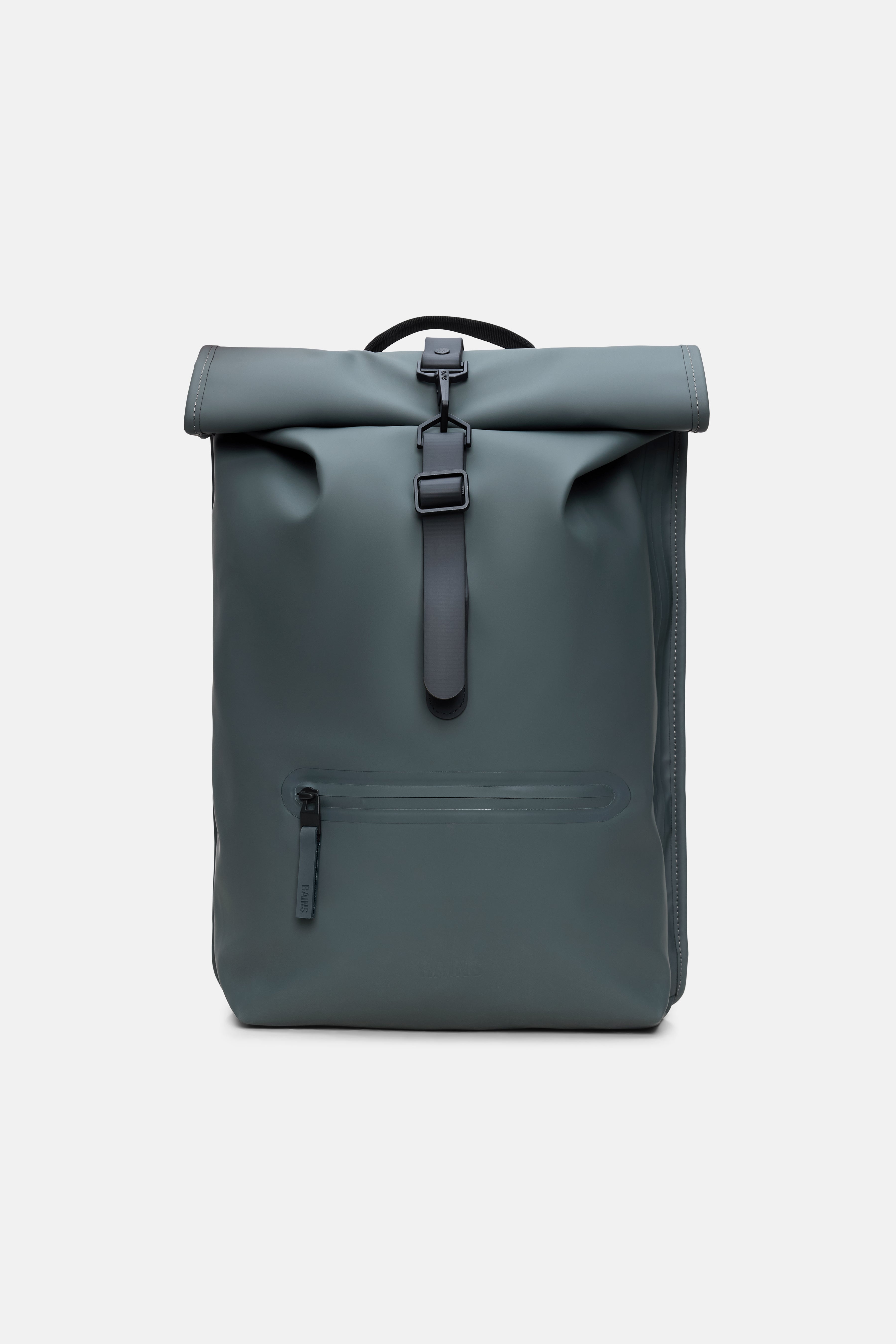 RAINS Rolltop Rucksack Dark Grey 17L H60 x D11 x W32 cm Backpack