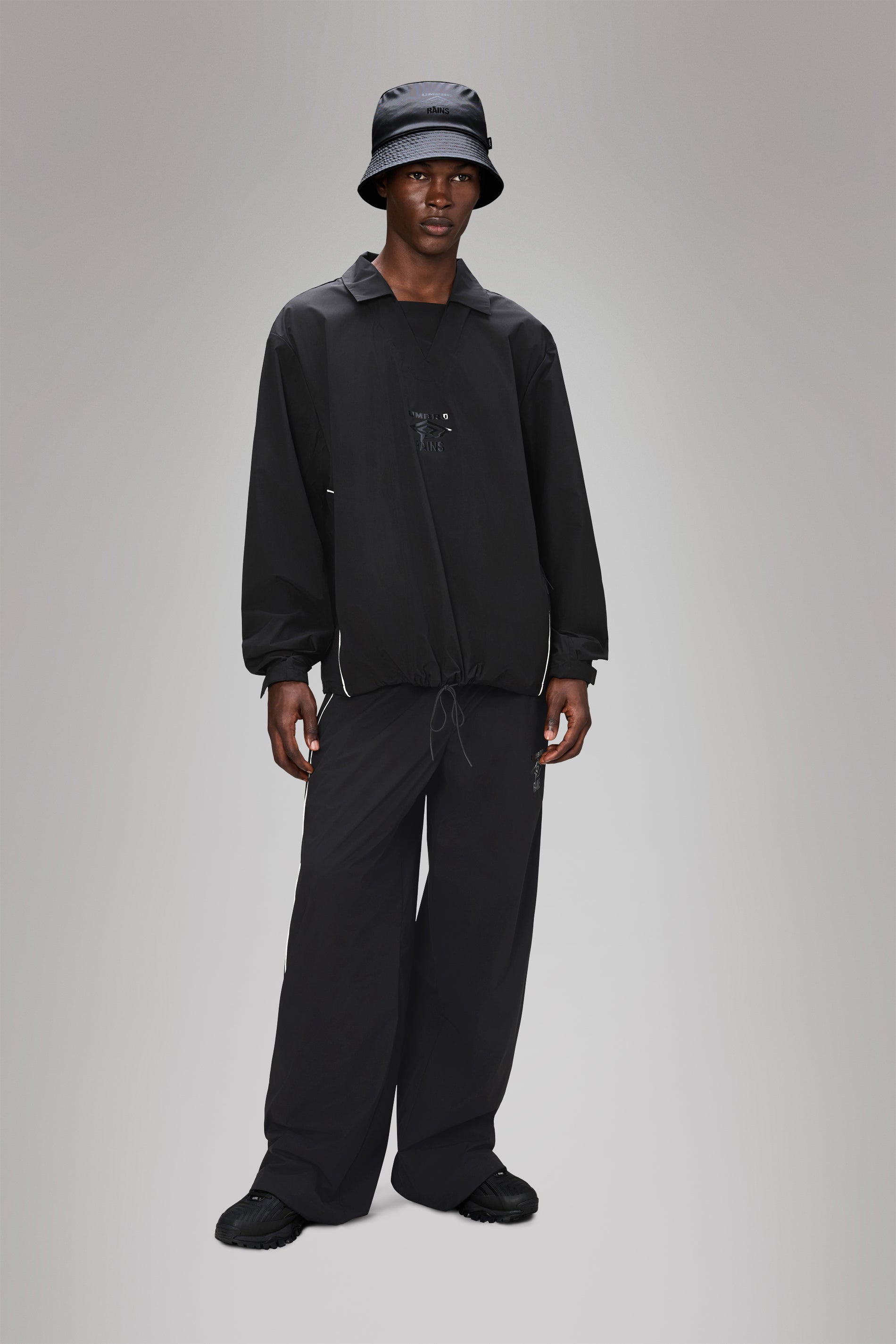 RAINS Rains x Umbro Drill Top Black Long Sleeve