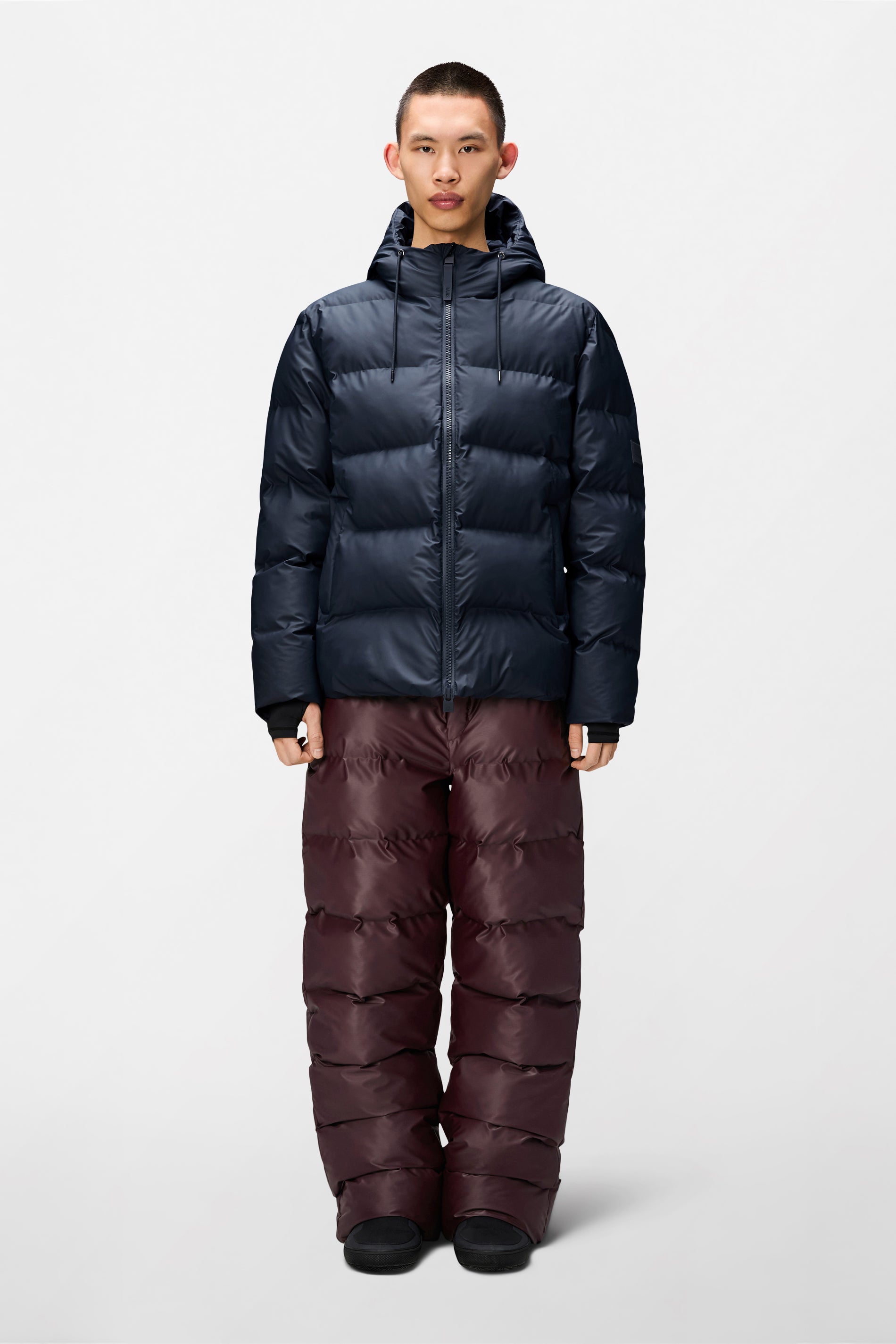 RAINS Alta Puffer Jacket Navy Jacket